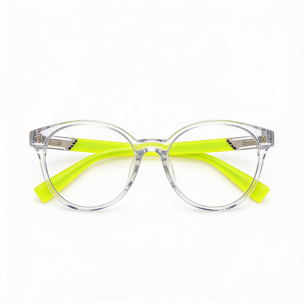 Furla Vfu667 Women's Prescription Ready Eyeglasses with Cristallo Lucido Frame and Clear Lenses 51-18-140