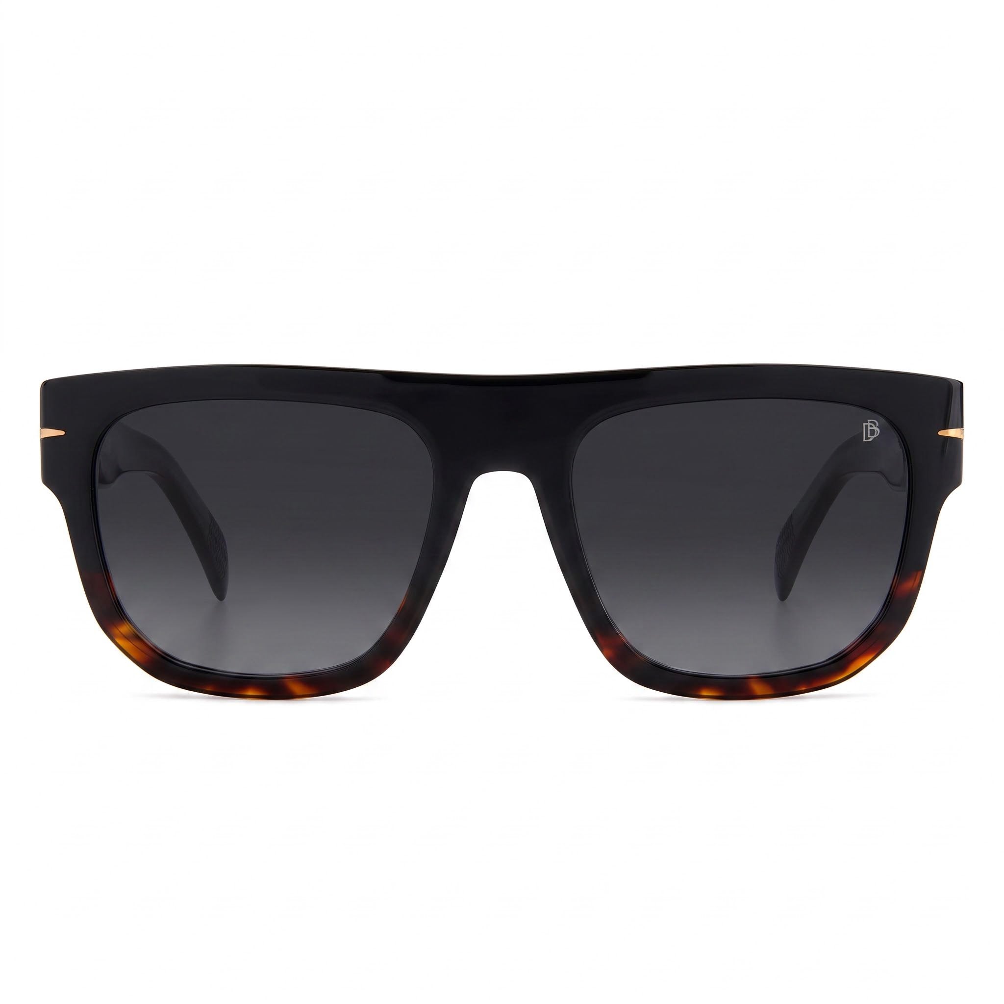 Gafas de sol David Beckham Db 7044/S para hombre, de acetato, color negro y gris, con protección UV, no polarizadas, 54 mm, Photo 2