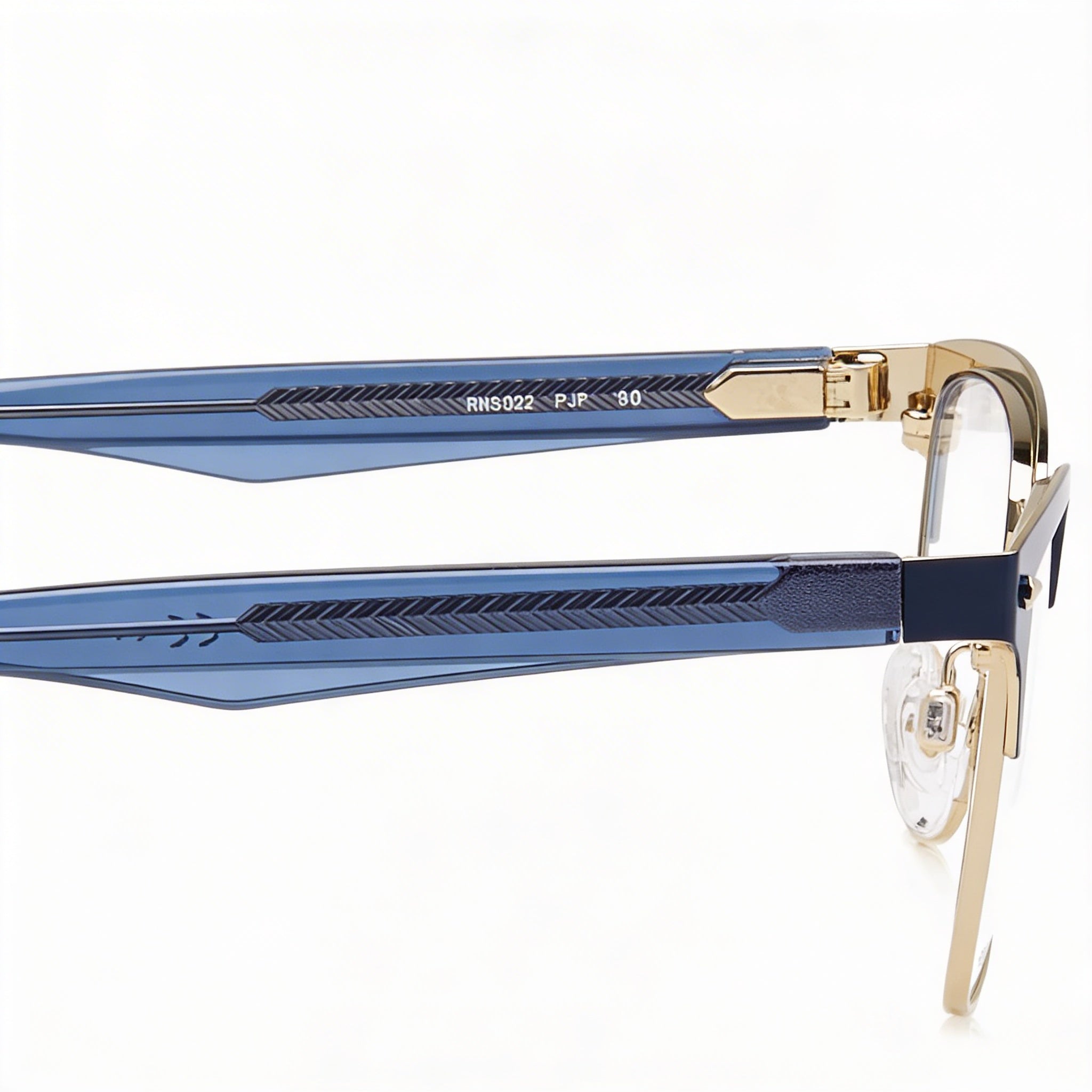 Gafas de sol no polarizadas Rag & Bone de acero aleado azul moderno para mujer de 51 mm, Photo 3