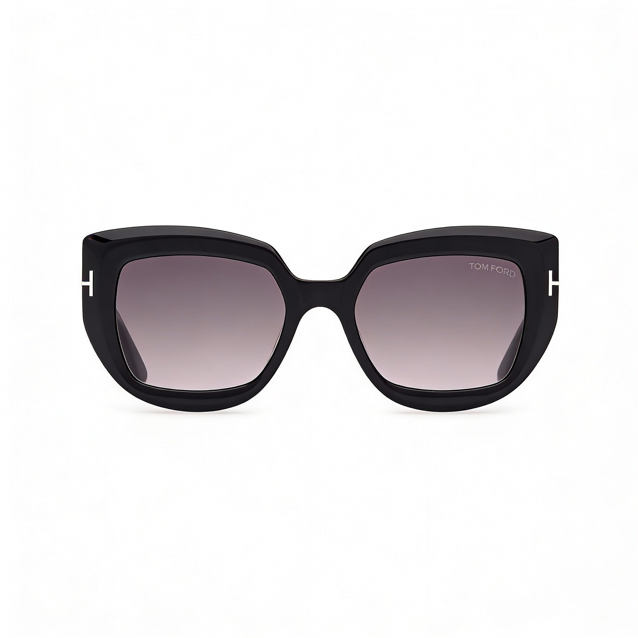 Tom Ford Butterfly Unisex Shiny Black Tortoise Frame Black Lenses 53mm, Photo 2