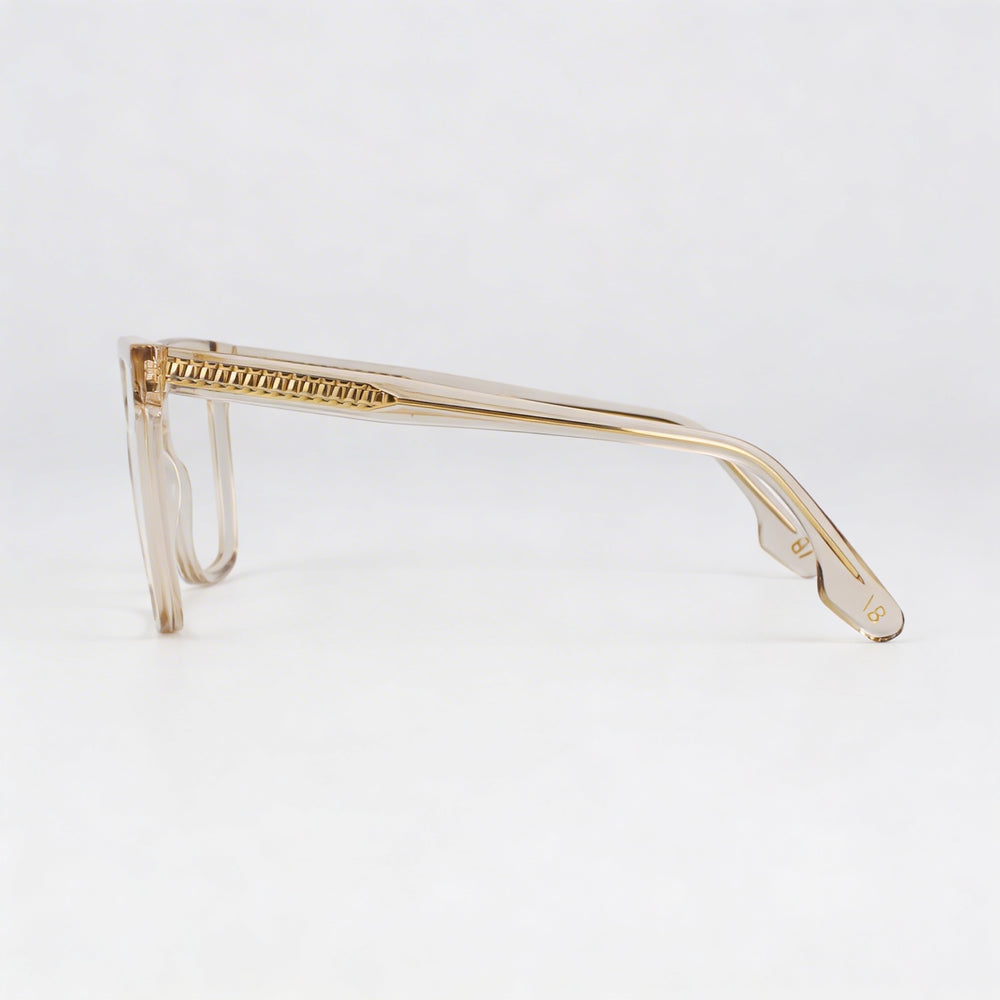 Victoria Beckham Vb2669 Women's Ophthalmic Eyeglasses with Transparent Beige Frame, Lens 55mm, Bridge 15mm, Temple 140mm