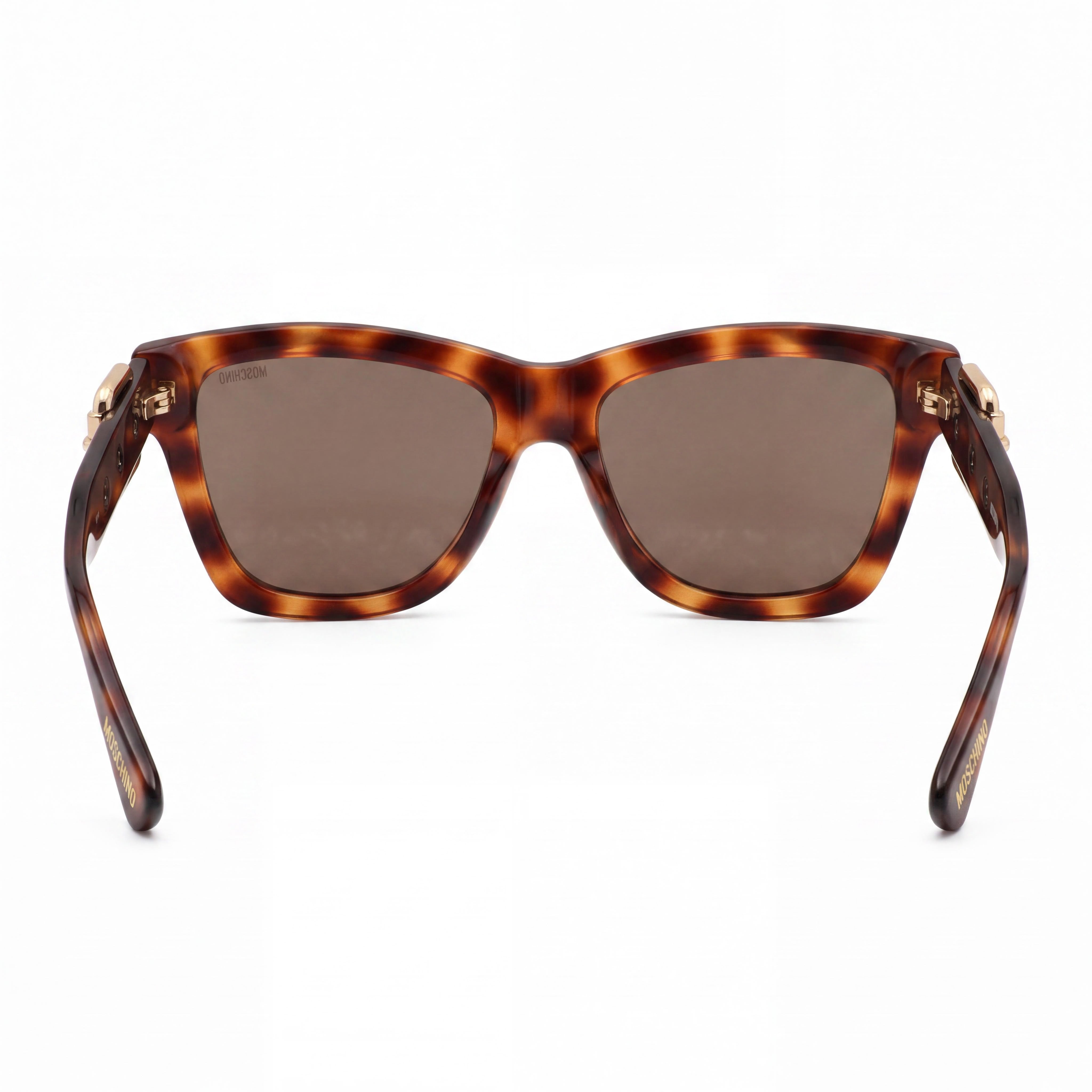 Moschino Vintage Women's Dark Havana Brown Frame Havana Brown Lens 100% UV Protection Non-Polarized Sunglasses 54mm, Photo 2