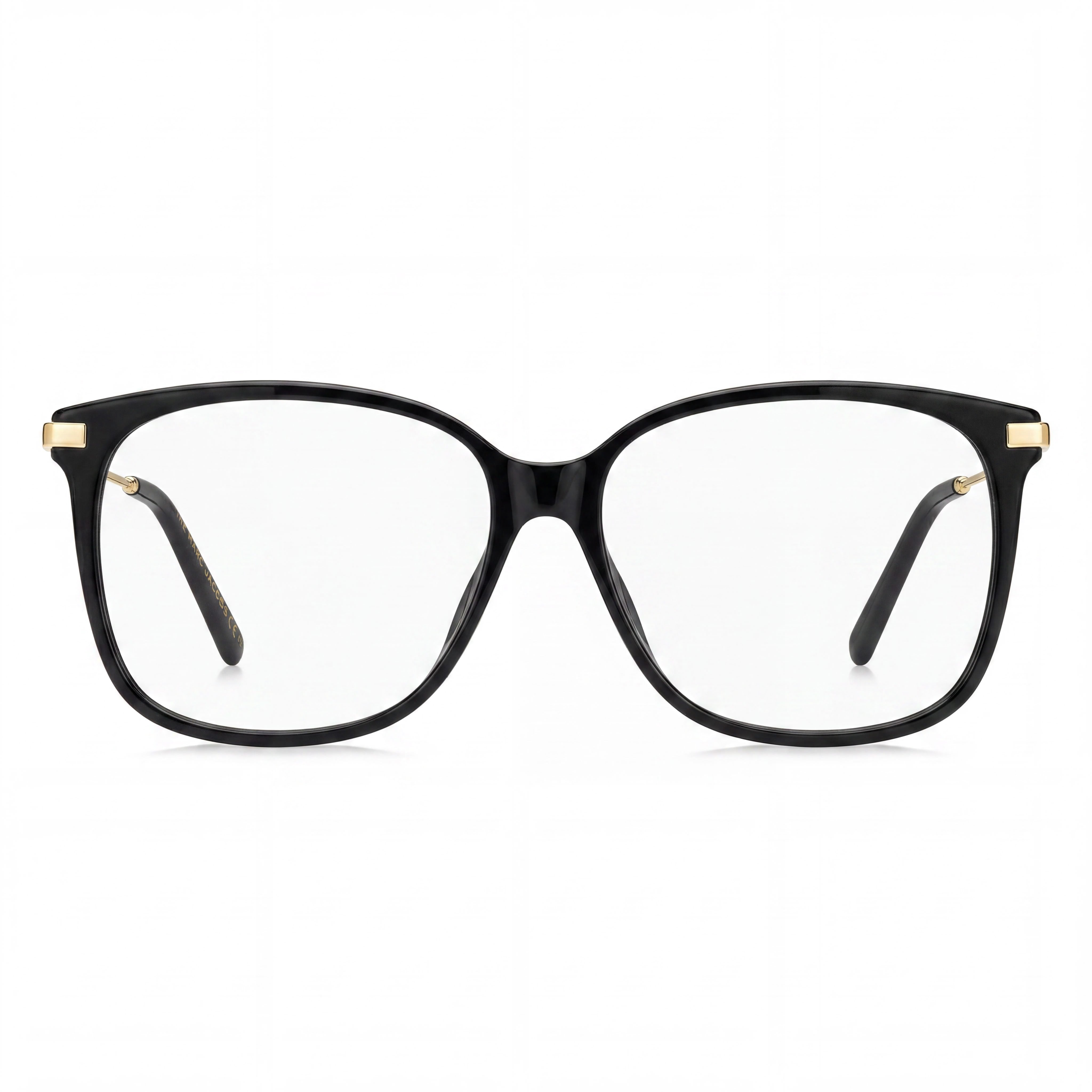 Montura de gafas ópticas de acetato negro Marc Jacobs MARC 562 para mujer con lentes de demostración no polarizadas de 54 mm, Photo 2