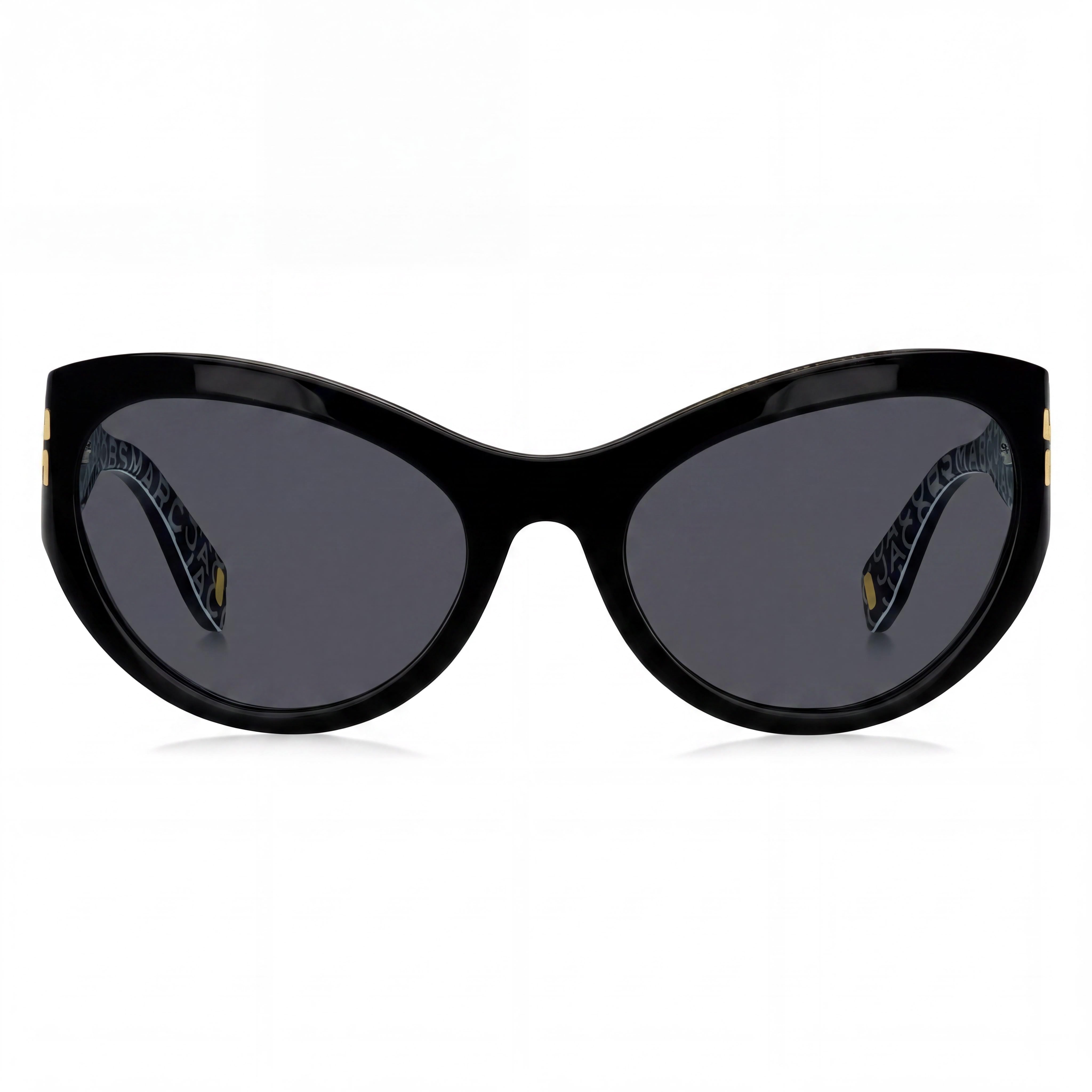Gafas de sol Marc Jacobs Mj 1087/S para mujer, estilo ojo de gato, de plástico negro y policarbonato, con protección UV, 61 mm, Photo 2