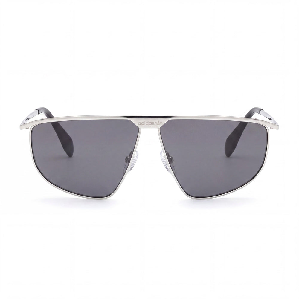 Adidas Originals Contemporaneo Men's Palladium Grey Metal Pilot Sunglasses with Grey Lenses and UV Protection 62mm