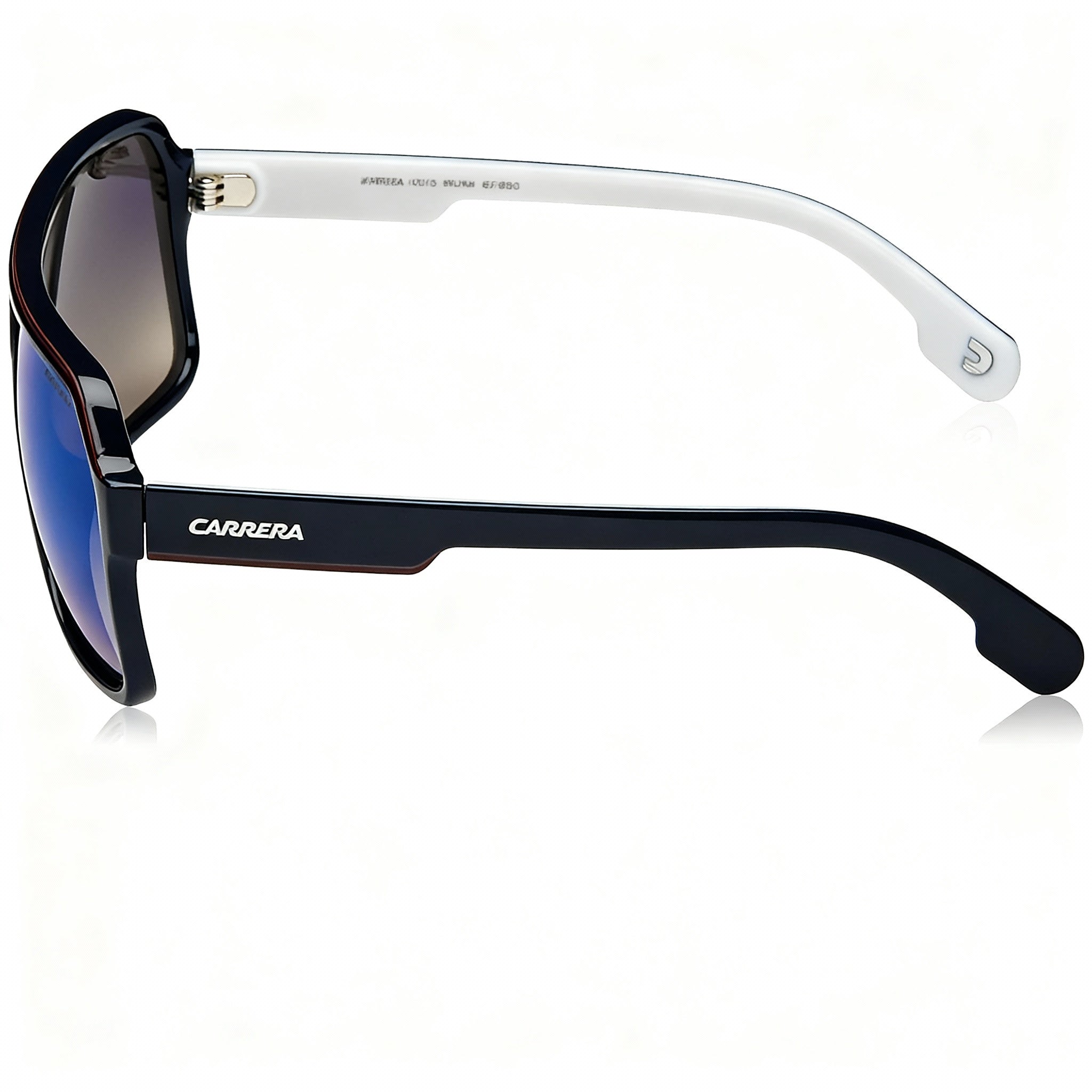 Carrera 1001/S Unisex Plastic Aviator Sunglasses, Blue Red Frame with Gray Multi Lenses, 62mm, Photo 3