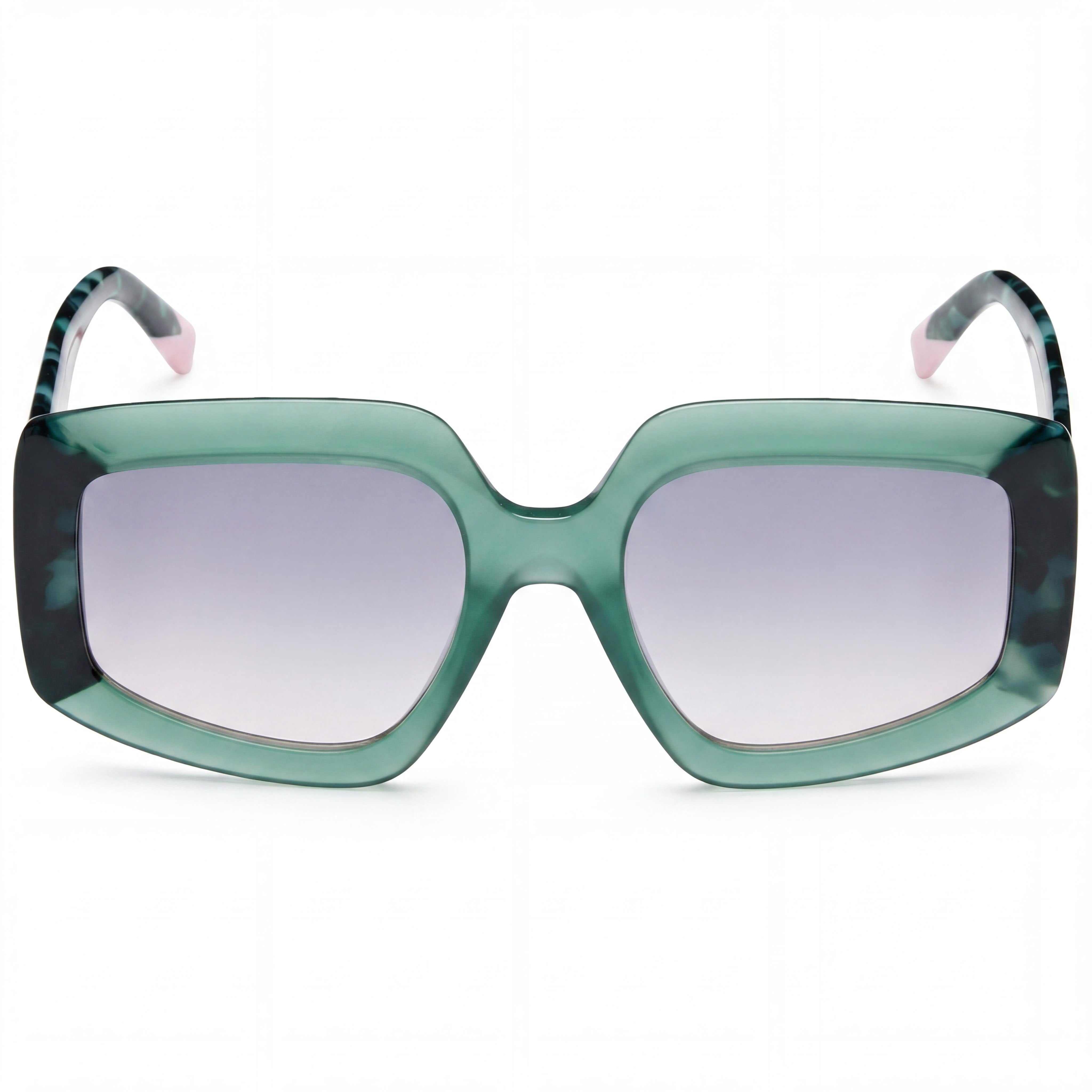 Gafas de sol Missoni de temporada para mujer, color verde, rosa y habana, de acetato y protección UV, 54 mm, Photo 2