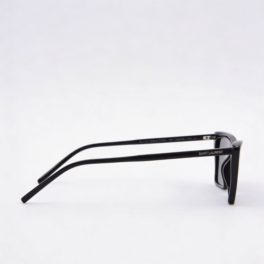 Gafas de sol Yves Saint Laurent Minimalist Classic de plástico negro no polarizadas para mujer de 54 mm