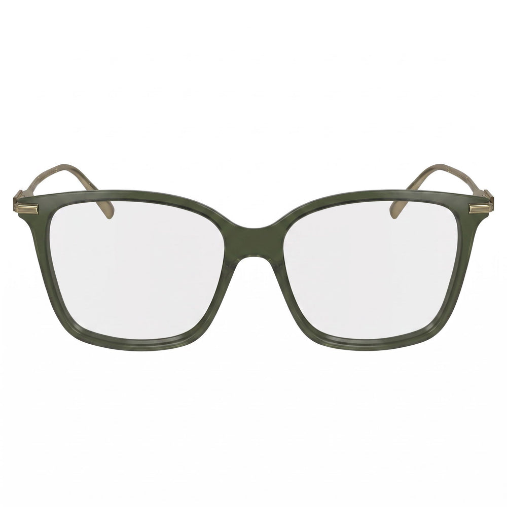Salvatore Ferragamo Sf2992 Men's Acetate Eyeglass Frame Transparent Khaki 53mm