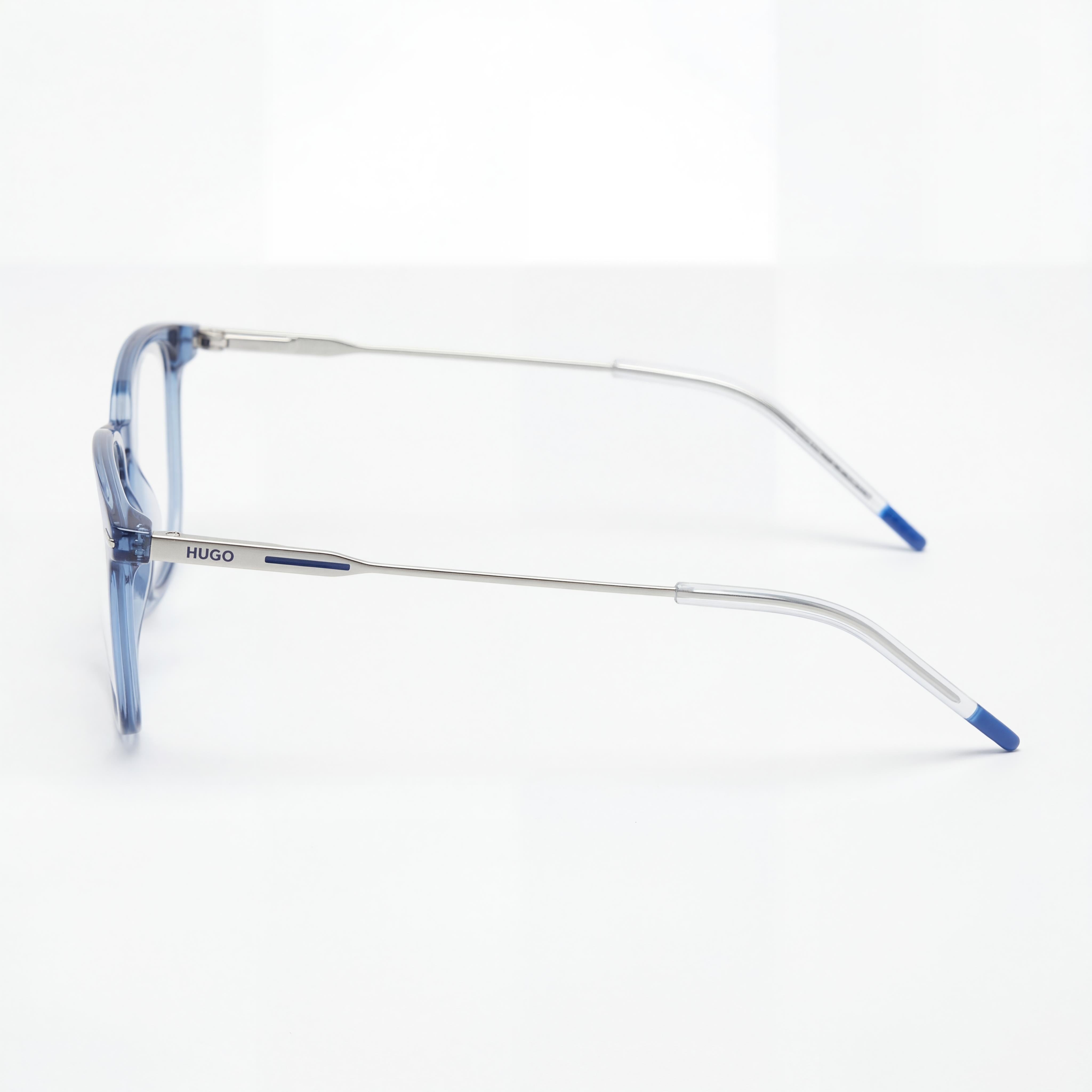 Hugo Boss 106612 Hg 1205 Modern Women's Sunglasses with Blue Magnesium Frame and Polycarbonate Lenses, 52mm, Photo 2