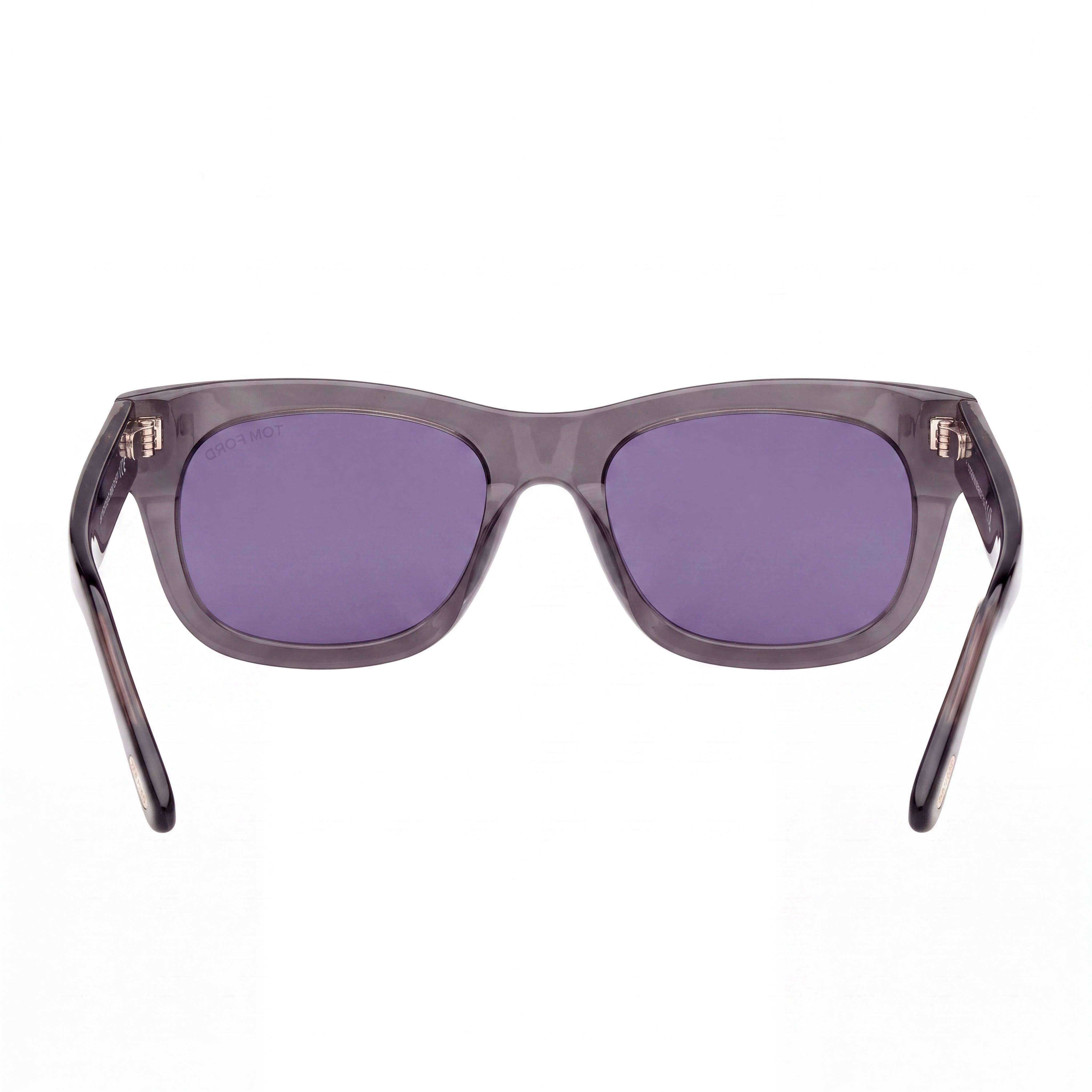 Tom Ford Marshall-02 Men's Dark Blue Rectangular Plastic Non-Polarized 100% UV Protection Sunglasses 54mm, Photo 2