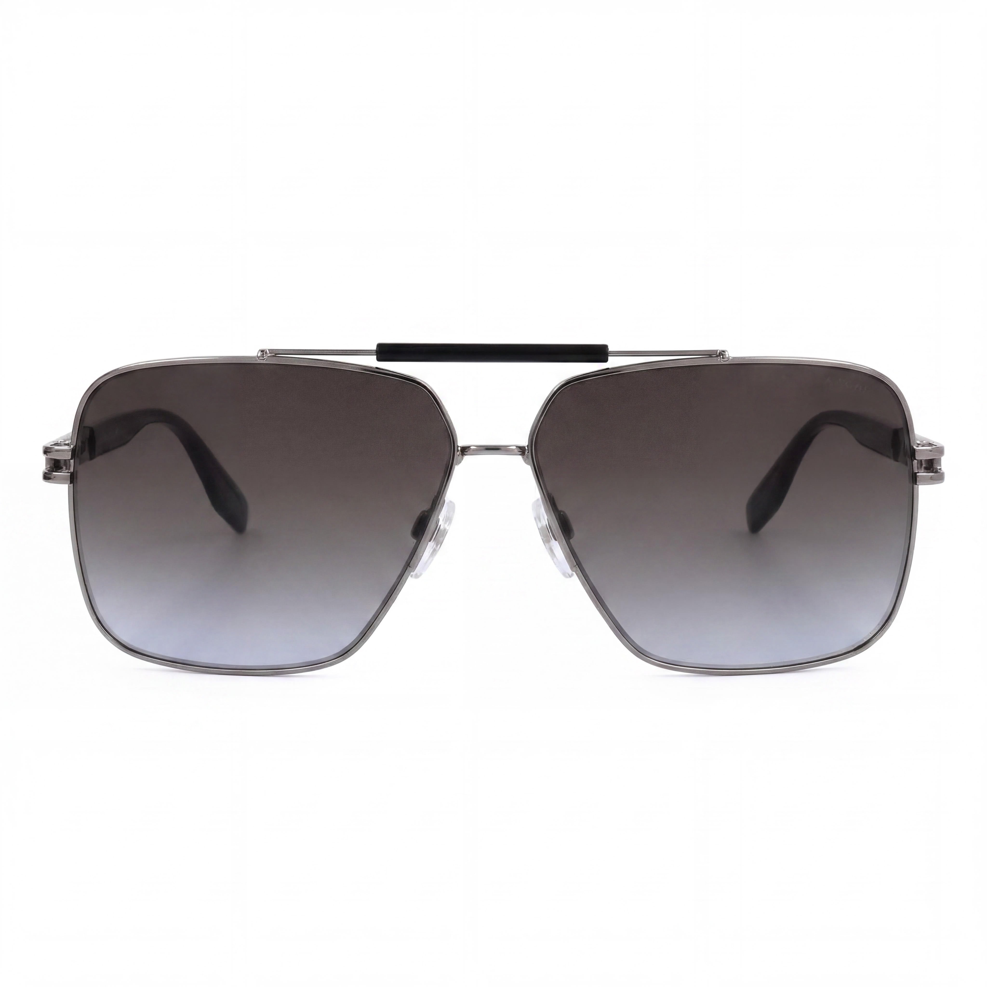 Gafas de sol rectangulares grises contemporáneas unisex Marc Jacobs, 62 mm, Photo 2