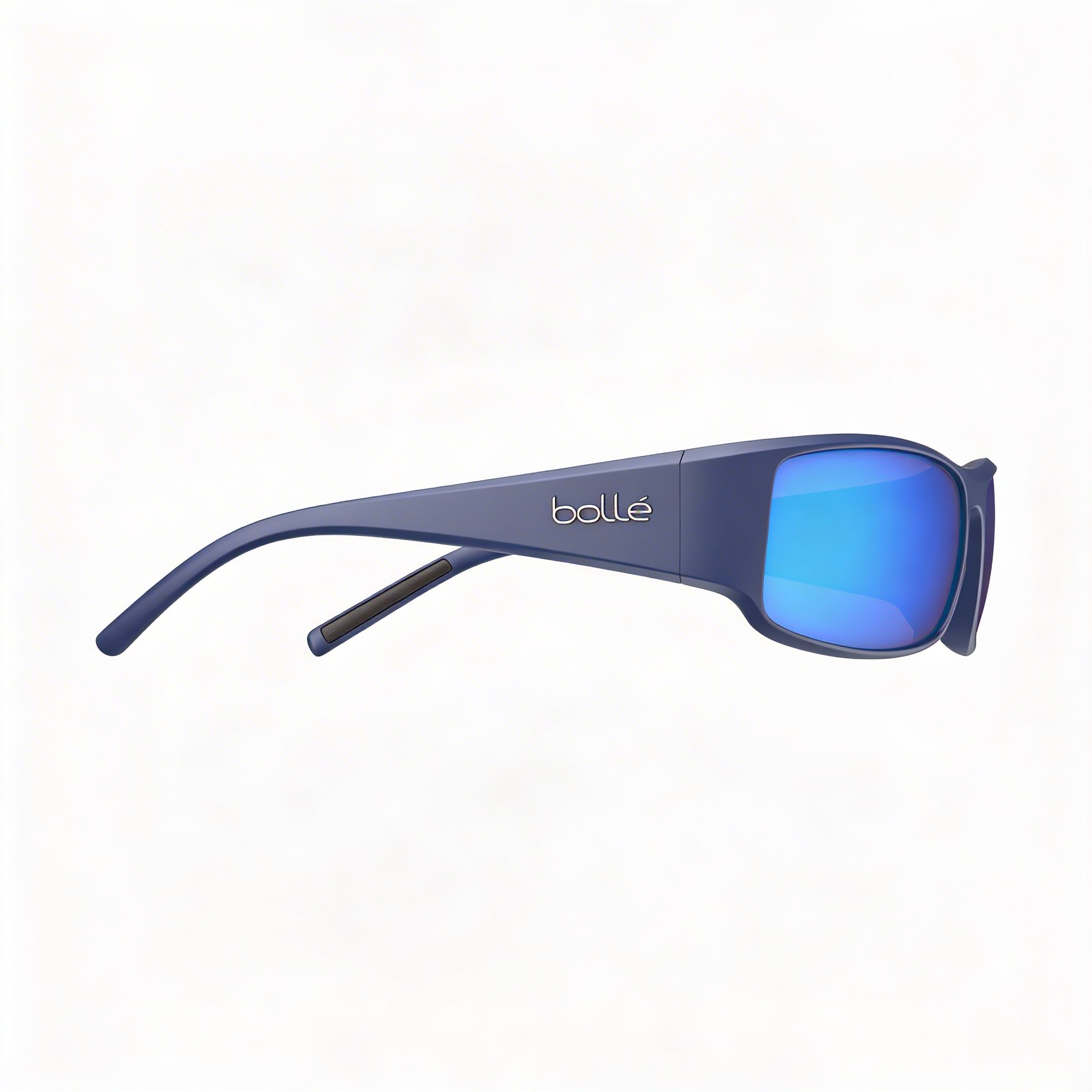 Bollé Casual Unisex Marco Envolvente de Acetato Mate Azul Oscuro con Lentes de Policarbonato UV de 63mm, Photo 3