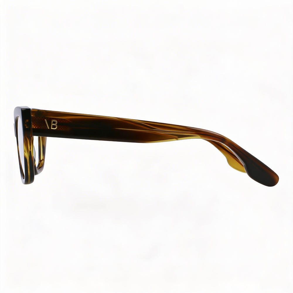 Victoria Beckham Vb2675 Striped Khaki Women's Optical Frames 53-17-140
