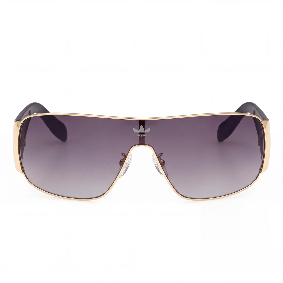 adidas Originals Comtemporary Men's Gold Metal UV Protection Sunglasses Smoke Dark Grey Gradient 125mm, Photo 2