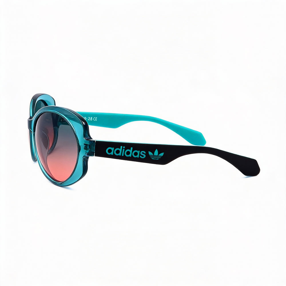 Gafas de sol adidas Originals Contemporaneo de acetato para mujer con protección UV en turquesa, negro y azul degradado de 56 mm