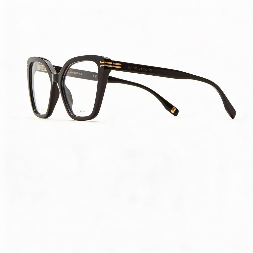 Gafas de sol unisex modernas Marc Jacobs Mj 1071 con montura de acetato negro y lentes de policarbonato negro de 53 mm