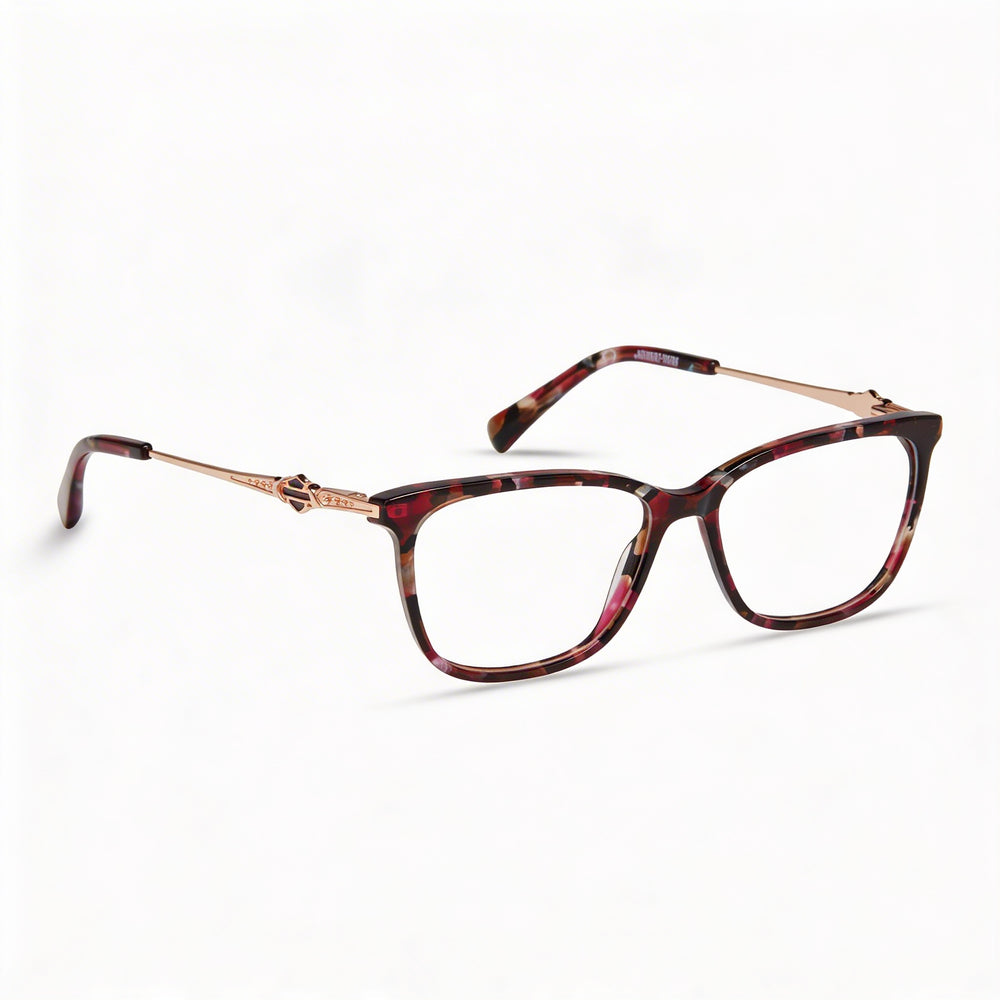 Harley-Davidson Hd0564 Men's Plastic Frame Eyewear with Clear Polycarbonate Lenses, Bordeaux, 54mm Lens Width