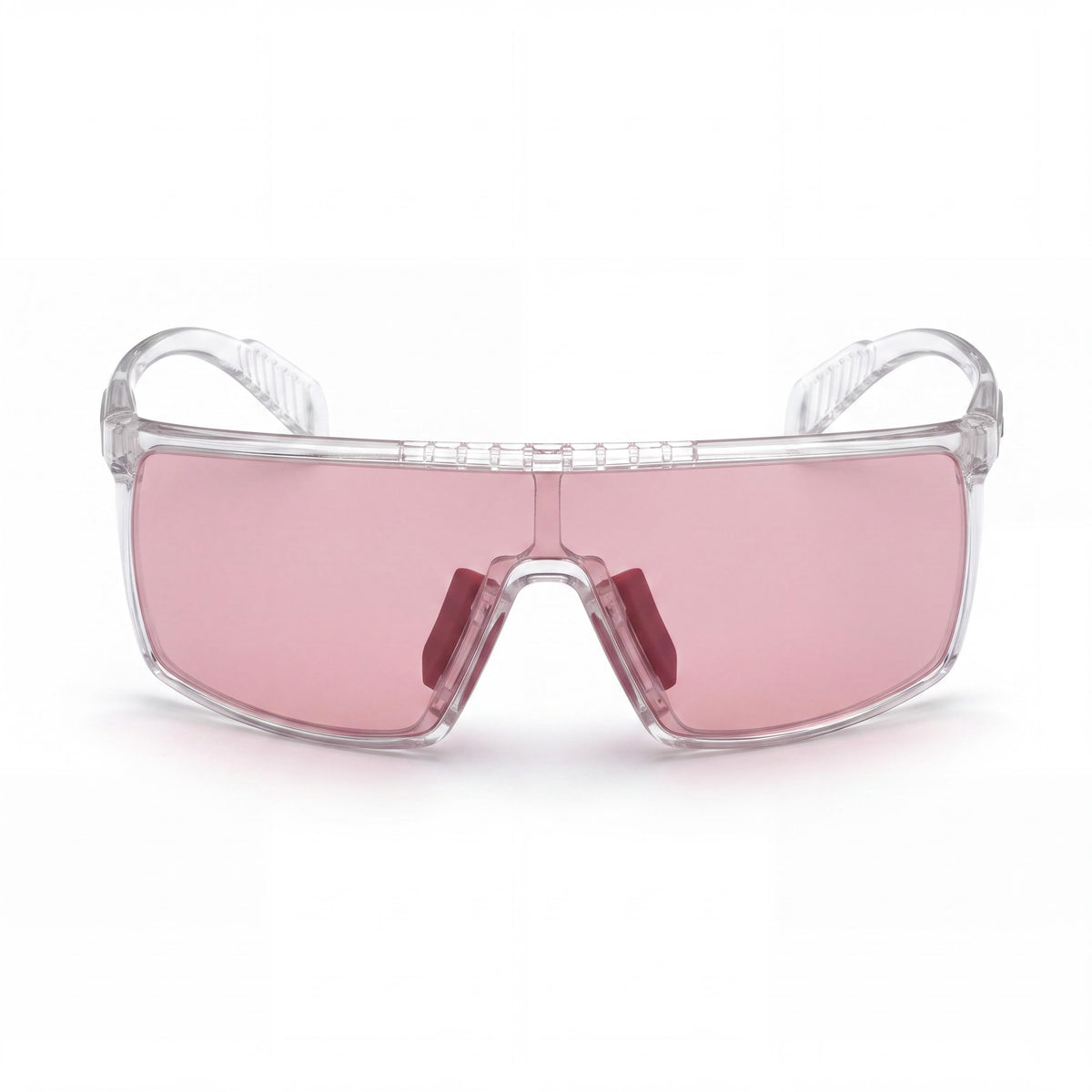 Gafas de sol adidas Modern Unisex de Plástico con Marco Rosa Cristal, Lentes Fotocromáticas de Burdeos a Gris no Polarizadas con Protección UV de 128mm, Photo 2