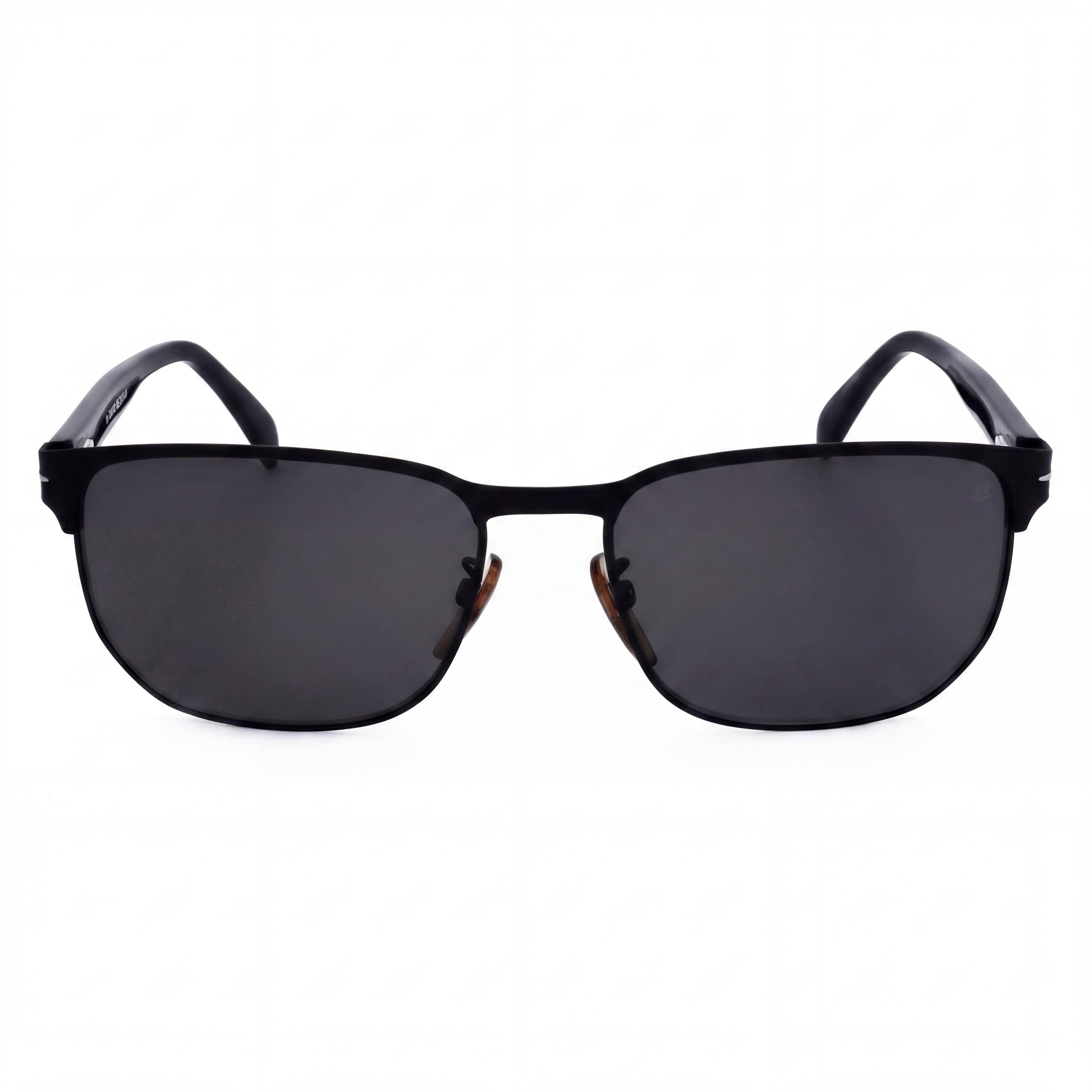 David Beckham Db 1131/S Men's Metal Polarized Matte Black Silver Sunglasses 59mm, Photo 2