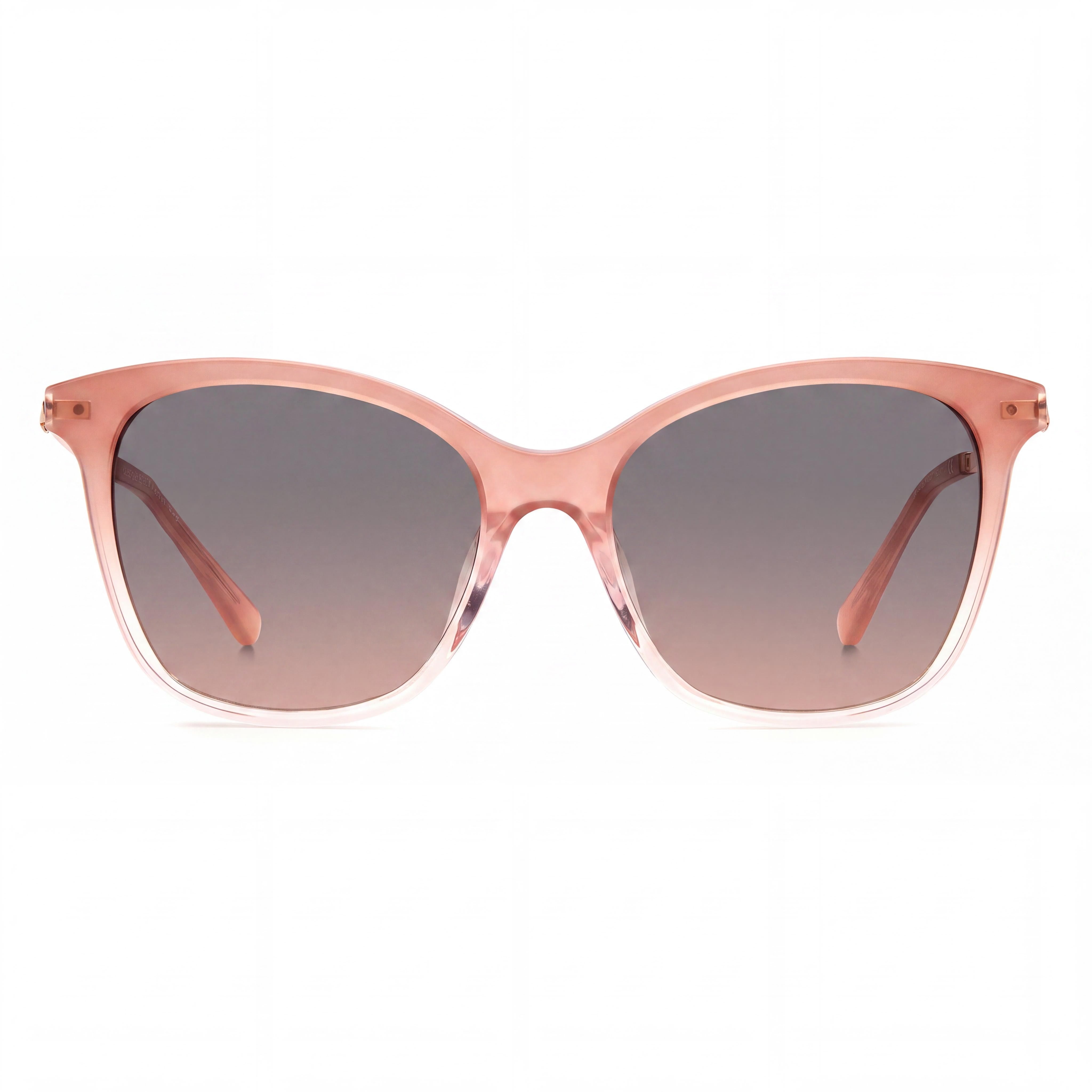 kate spade new york Dalila/S Gafas de sol cuadradas para mujer, montura de plástico rosa, lentes grises degradadas a rosa, protección UV, 54 mm, Photo 2
