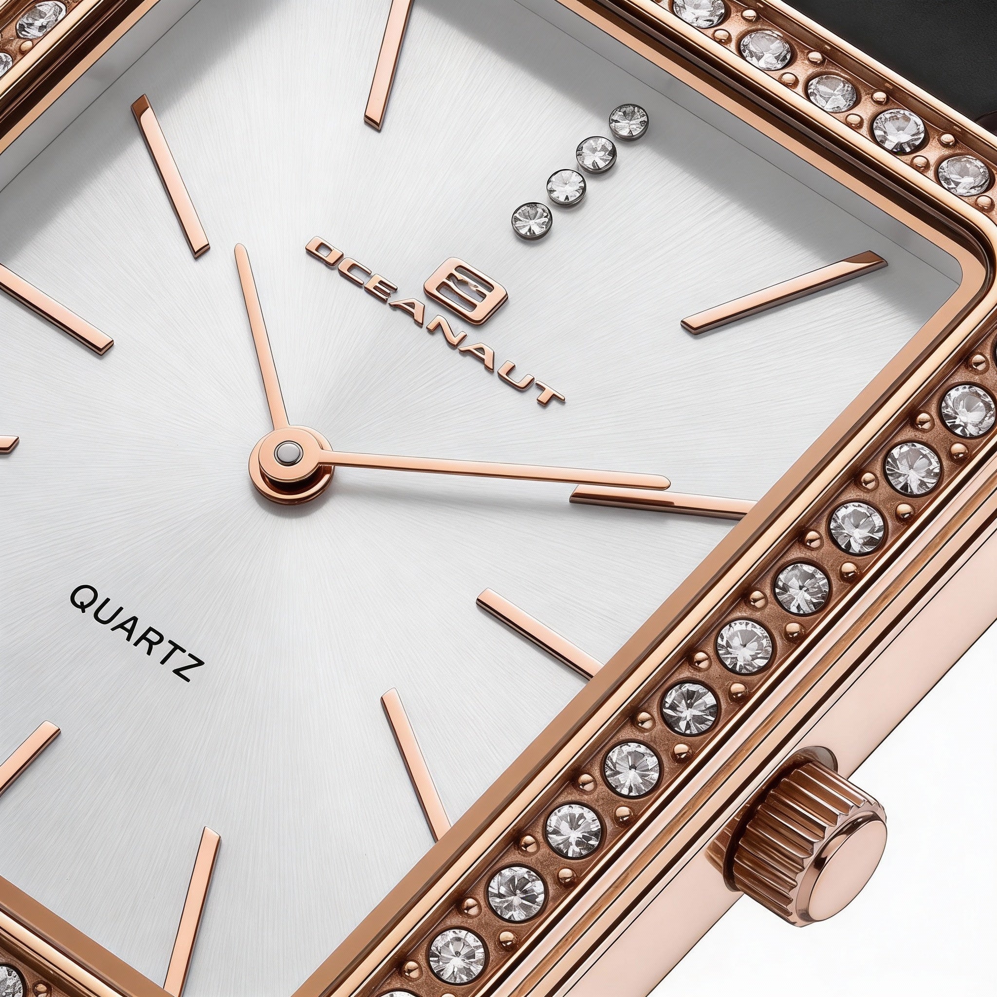 Reloj Oceanaut para mujer con movimiento de cuarzo y esfera blanca, mineral resistente al agua y a los arañazos., Photo 2