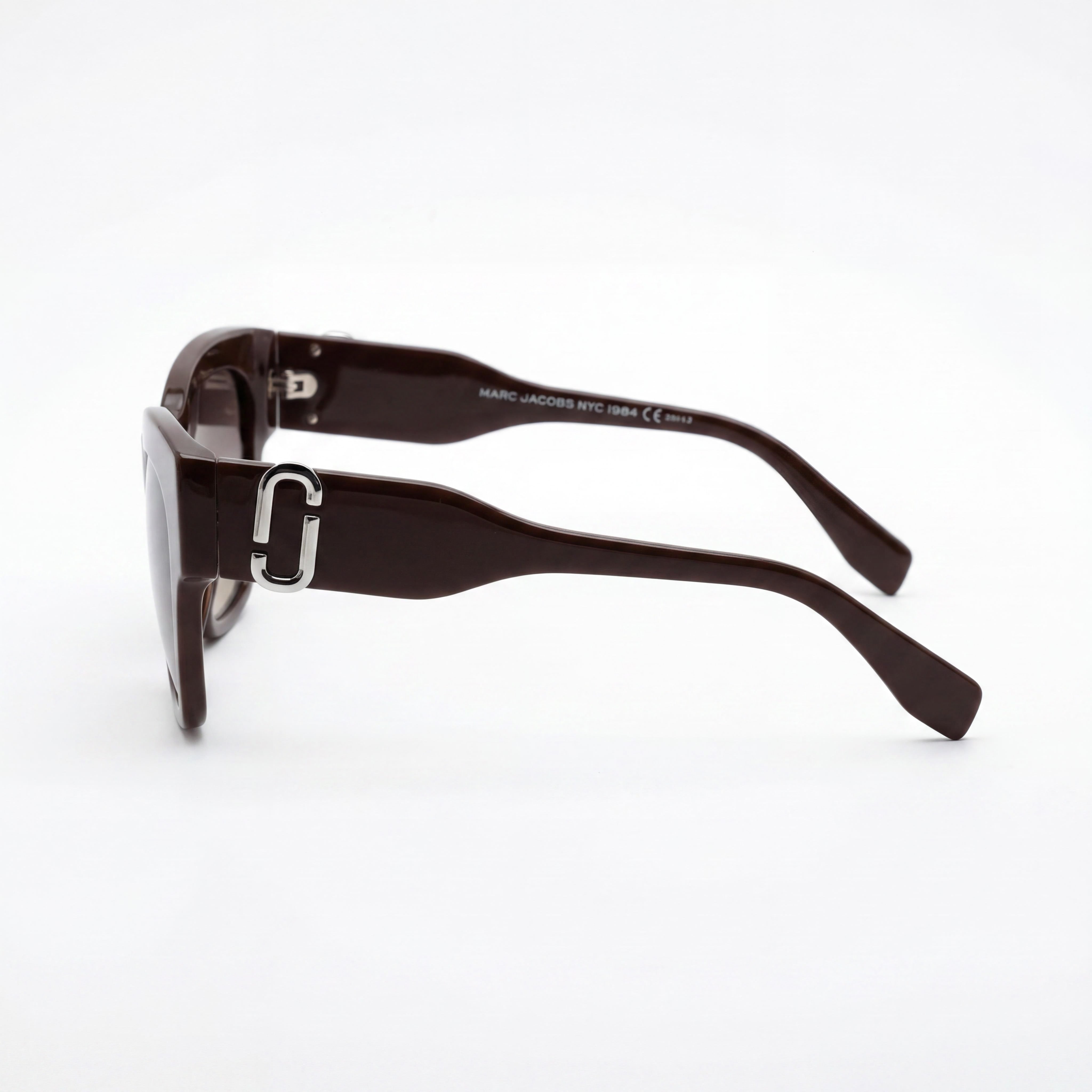 Marc Jacobs Marc 762/S Women's Sunglasses, Brown Acetate Frame with Brown Lenses, 54mm Lens Width, 140mm Bridge Width, 19mm Temple Length, Photo 3