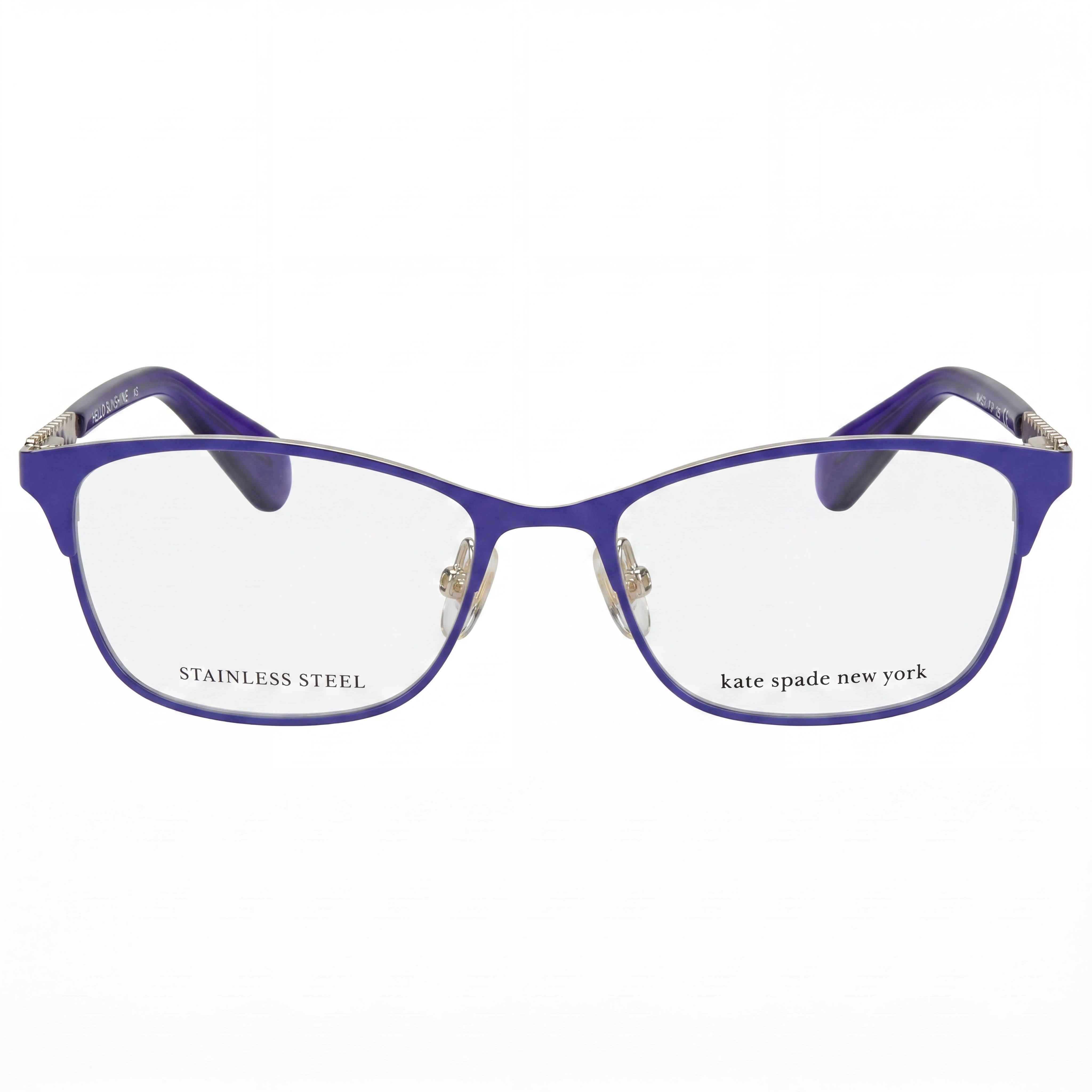 Gafas de sol Kate Spade New York Modern para mujer con montura metálica azul y lentes de policarbonato (ancho de lente de 45 mm), Photo 2