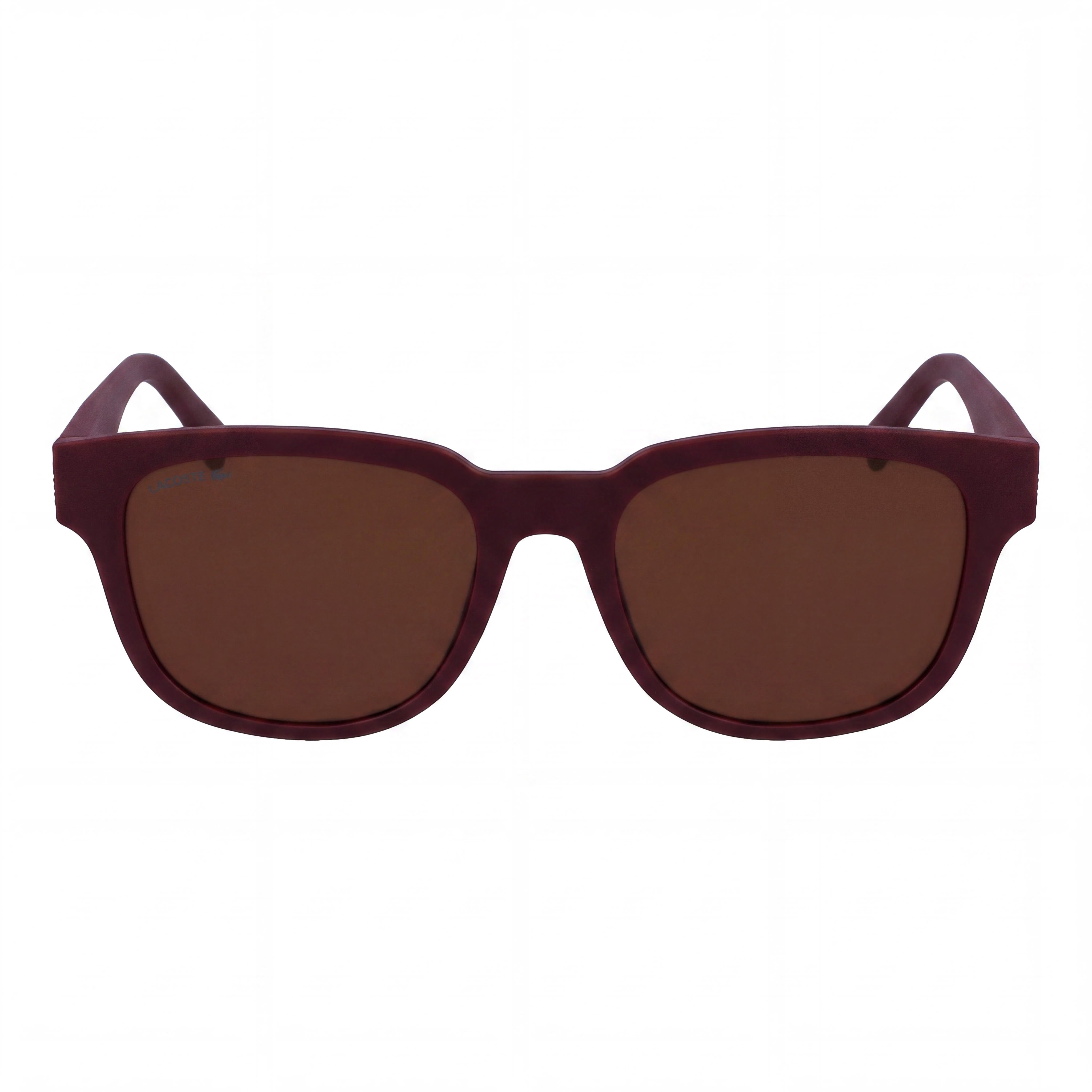 Lacoste L982s Unisex Matte Red Plastic Frame Polycarbonate Lenses UV Protection Non-Polarized Sunglasses 53mm, Photo 2