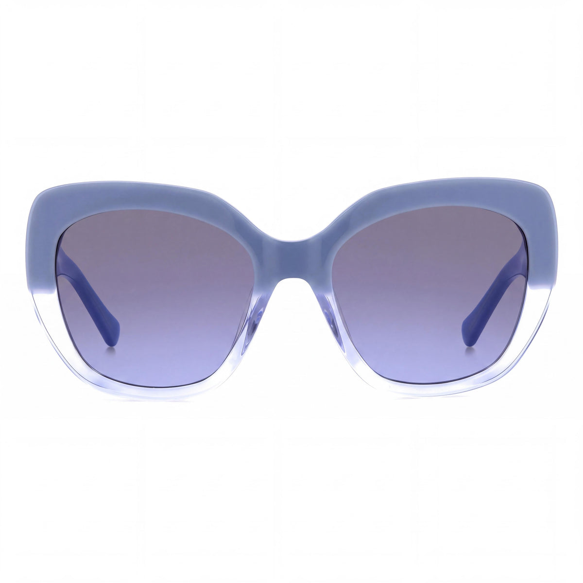 kate spade new york Women's Seasonal Blue Grey Plastic Frame Grey Azure Lens UV Protection 55mm Sunglasses, Photo 2