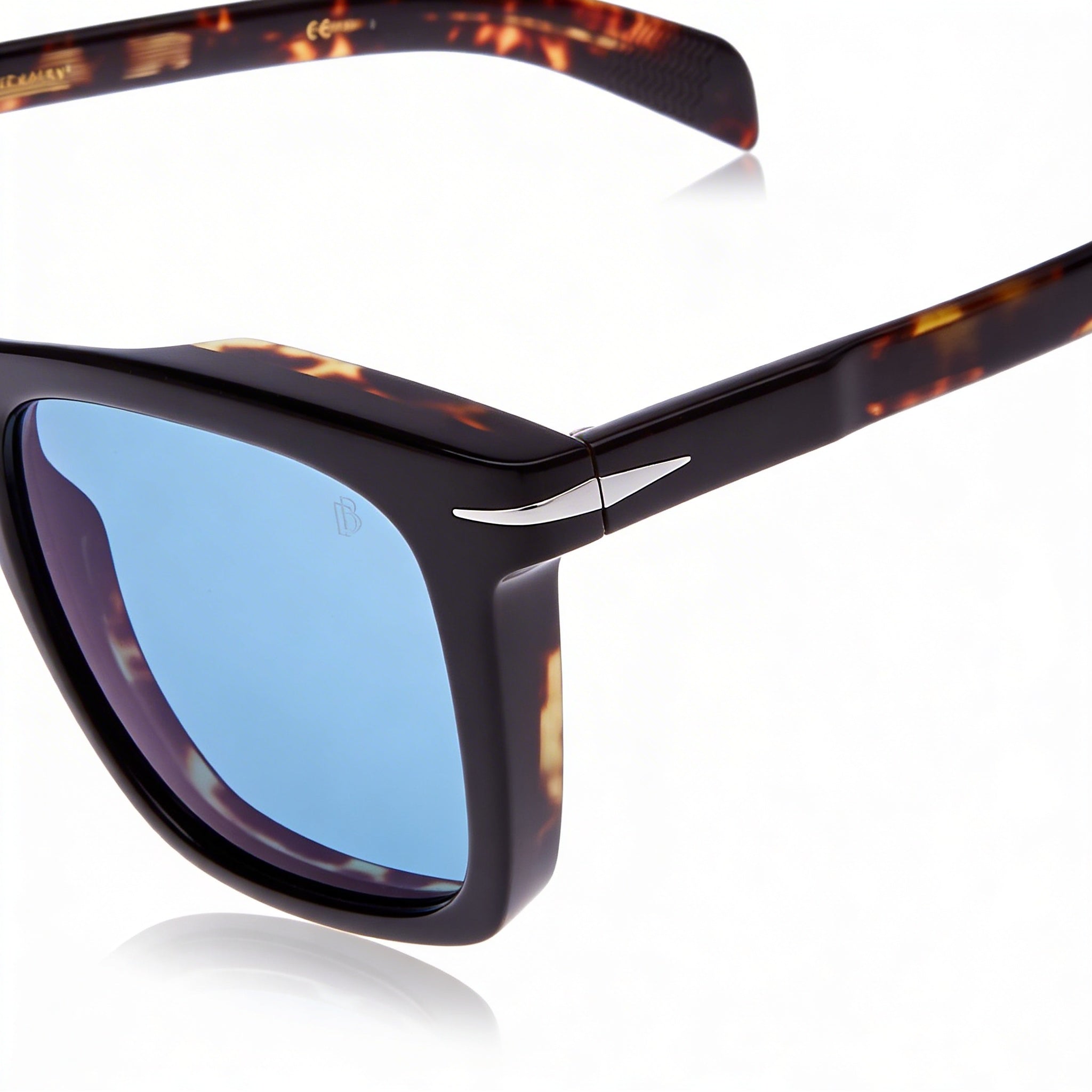 David Beckham Contemporary DB 7000/S Men's Acetate Matte Black Havana Sunglasses with UV 400 Protection 51mm, Photo 3