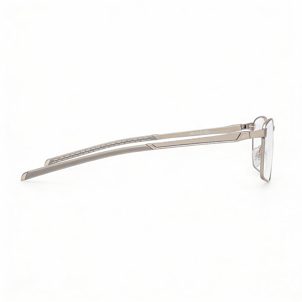 Men's adidas Sp5095 Metal Frame Matte Palladium Clear Polycarbonate Lens Optical Frames 56-15-140mm