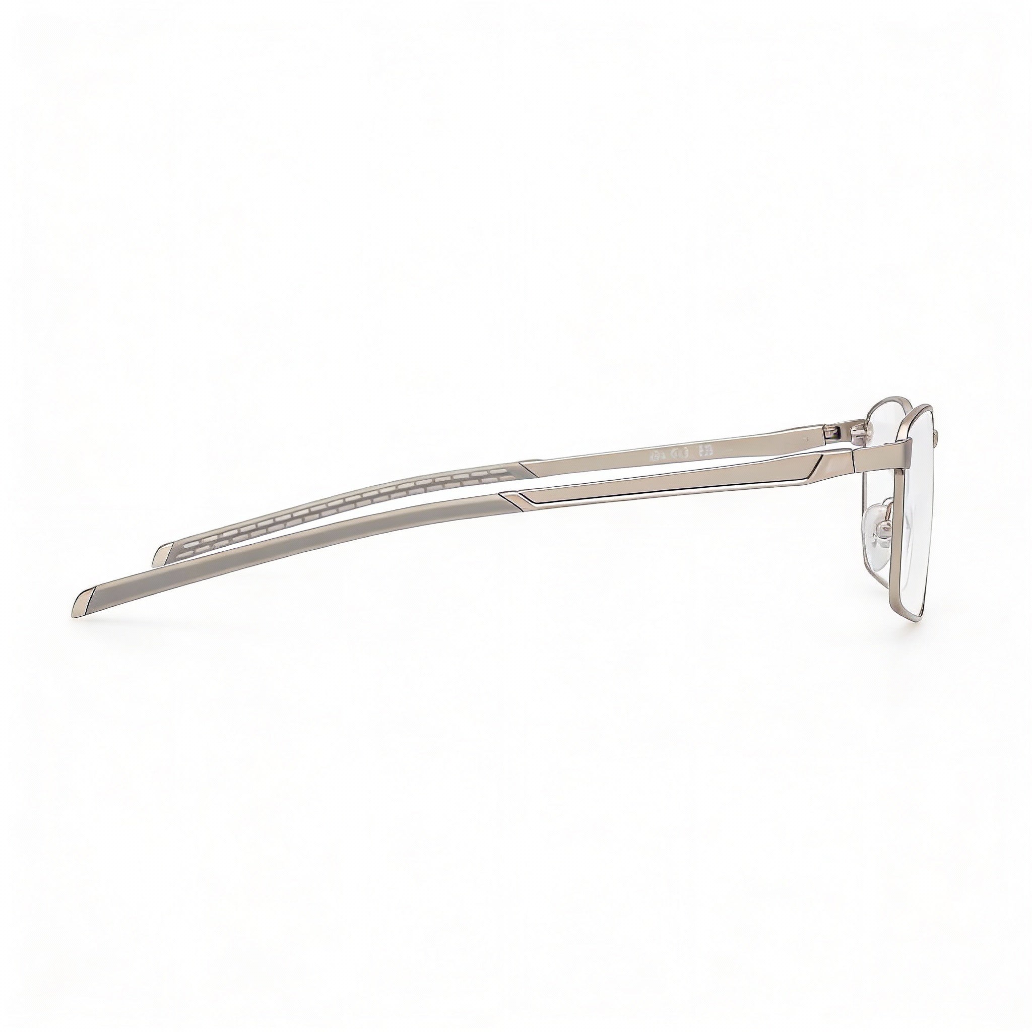 Men's adidas Sp5095 Metal Frame Matte Palladium Clear Polycarbonate Lens Optical Frames 56-15-140mm, Photo 3