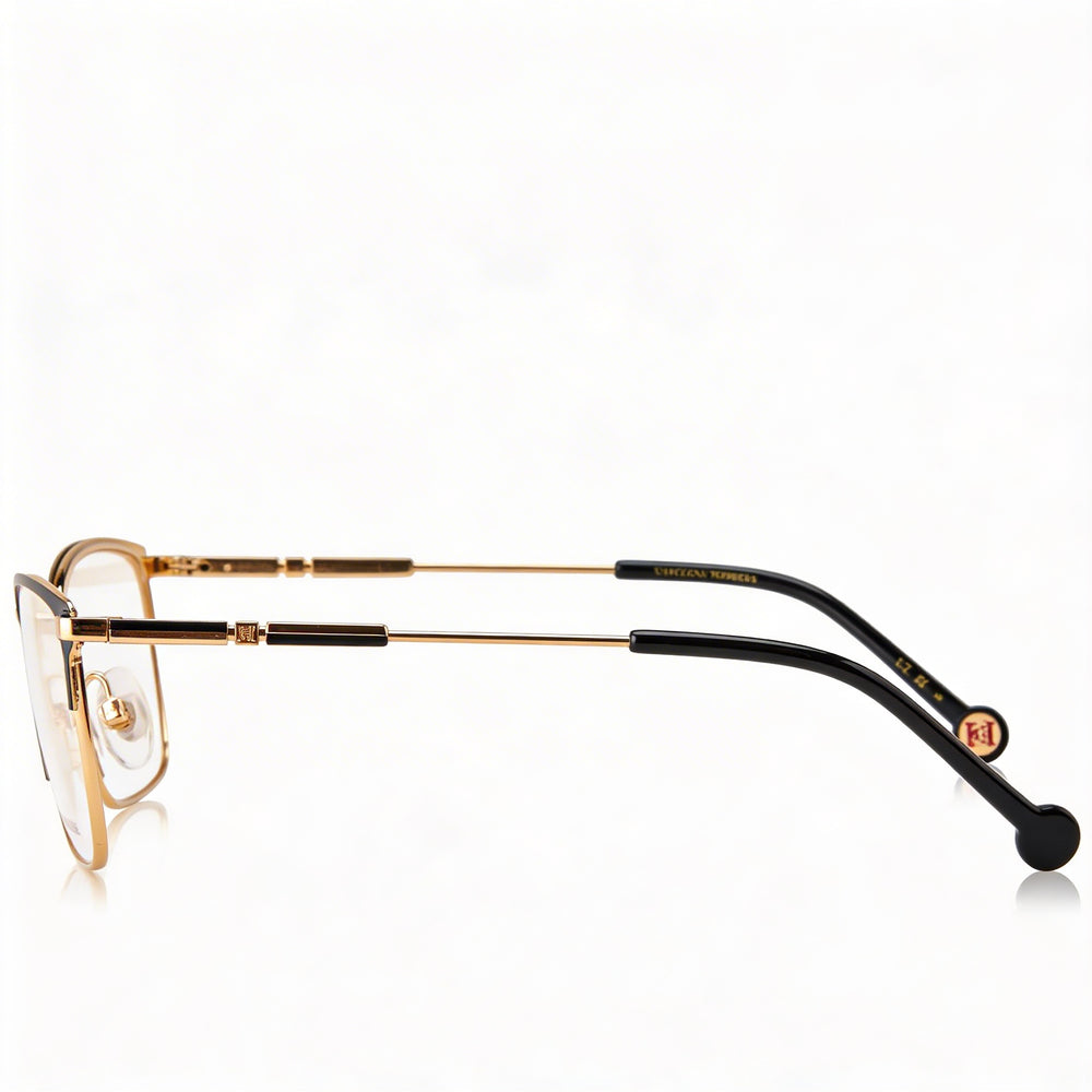 Carolina Herrera Modern Women's Stainless Steel Eyewear, Non-Polarised Lenses, Gold Black, 54mm
