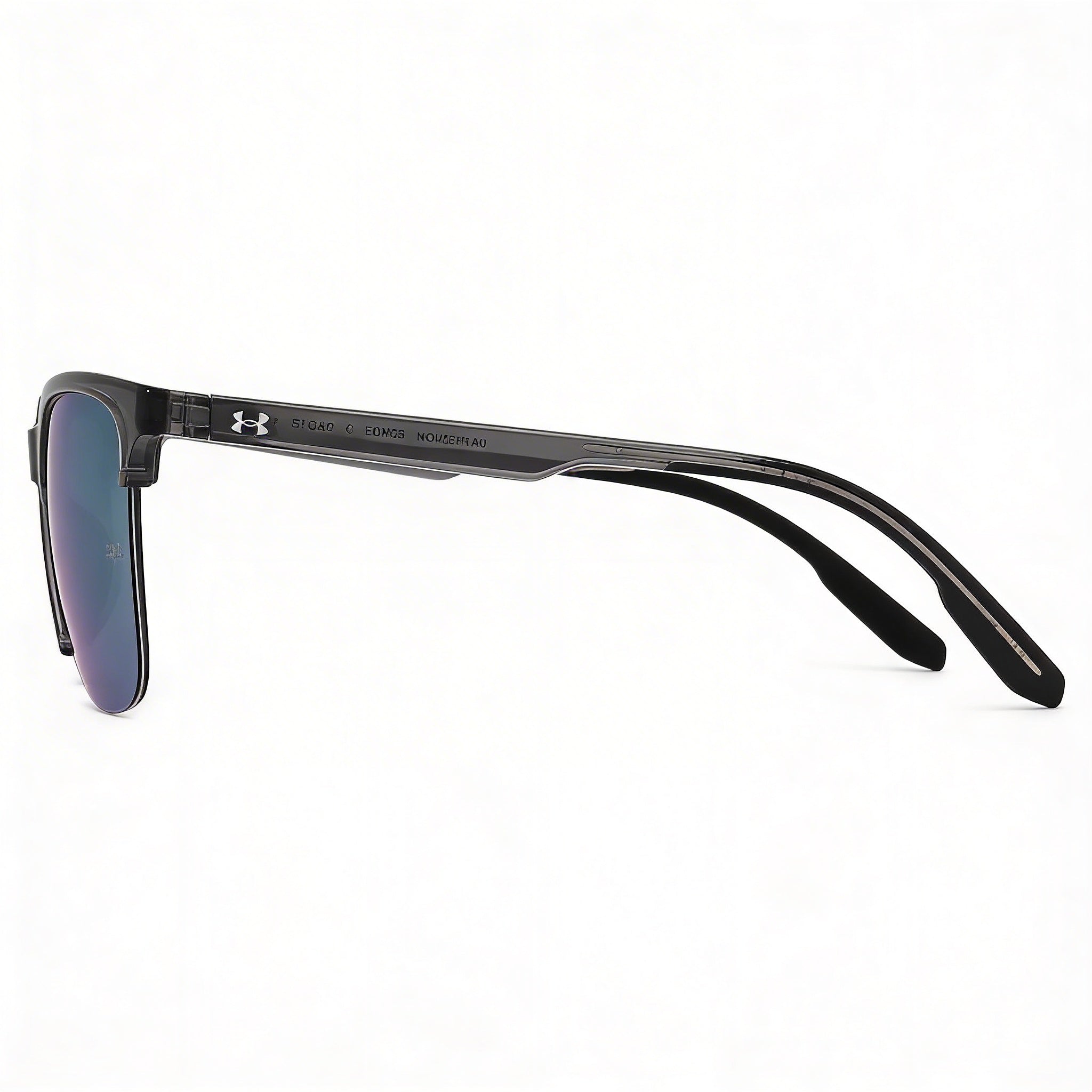 Under Armour Ua Phenom Men's Deep Grey Plastic Frame with Green Mirrored UV Protection Lenses 55mm, Photo 3