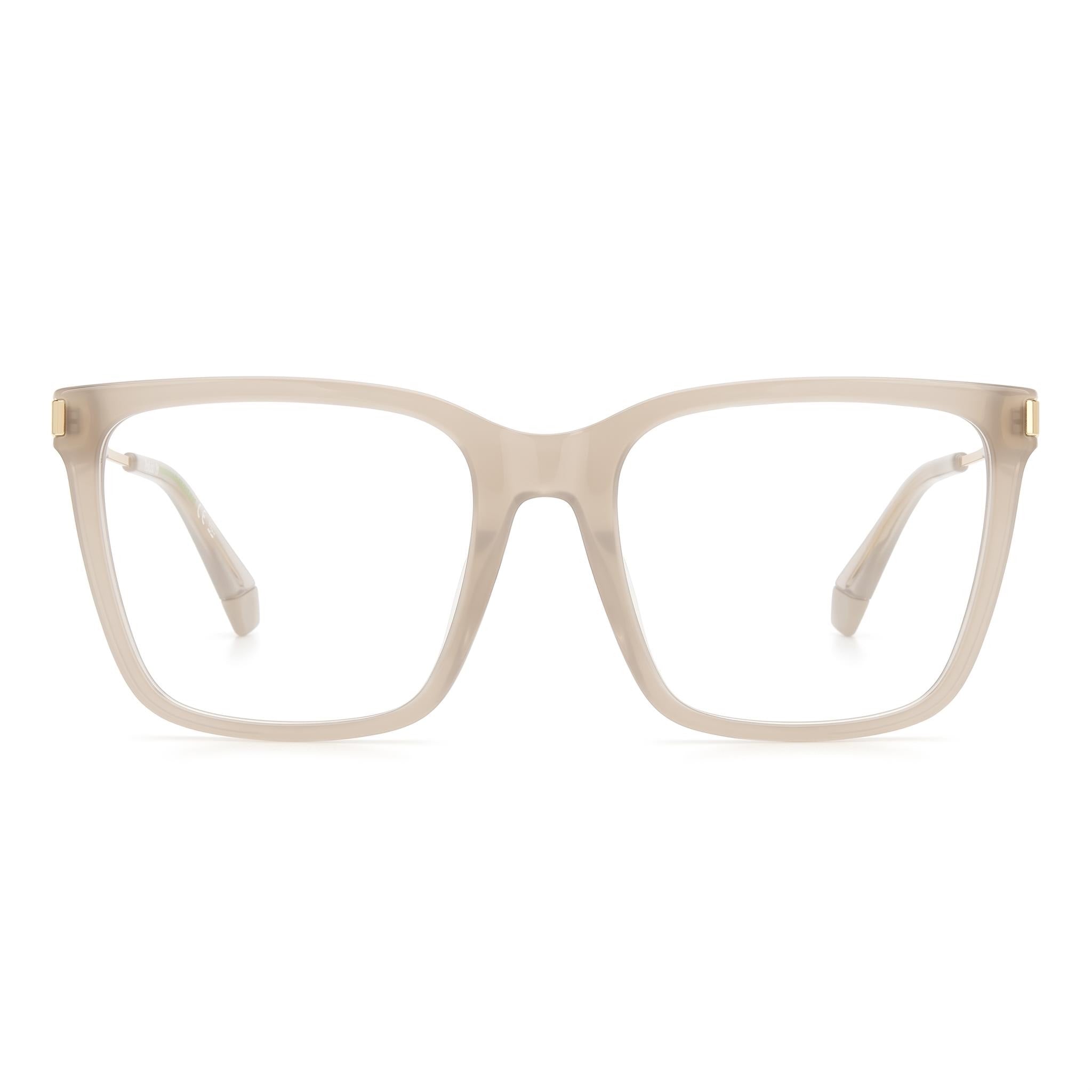 Gafas Polaroid PLD D528 de poliamida no ecológica para mujer con lente de demostración, beis, lente de 53 mm, Photo 2