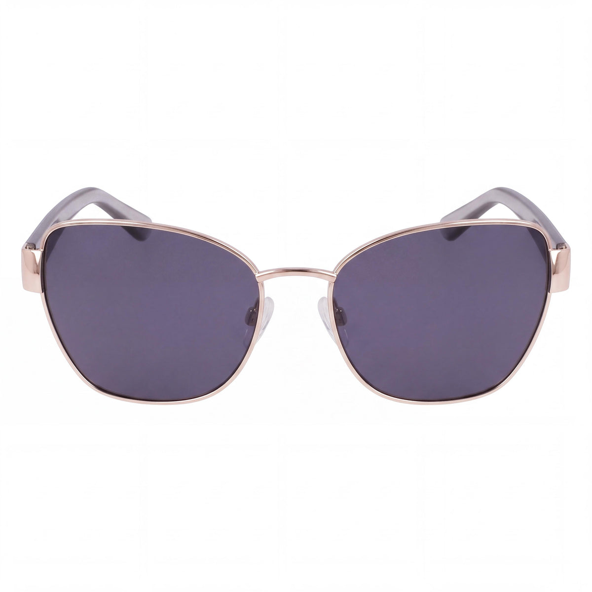 Gafas de sol Anne Klein Classic Glam para mujer, de acetato dorado, con lentes polarizadas multicolor y protección 100% UVA y UVB, 58 mm, Photo 2