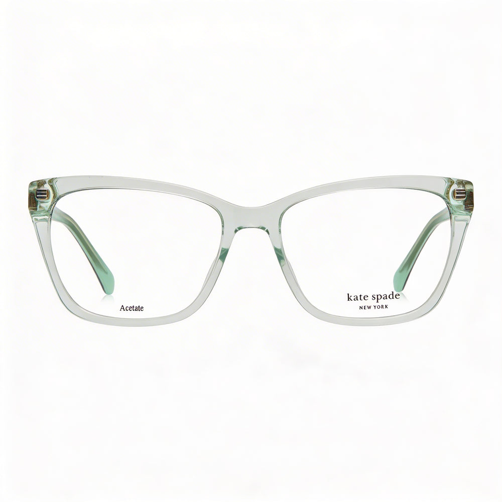 Gafas de sol kate spade new york Modern Collection para mujer con montura de acetato verde y lentes de policarbonato de 53 mm