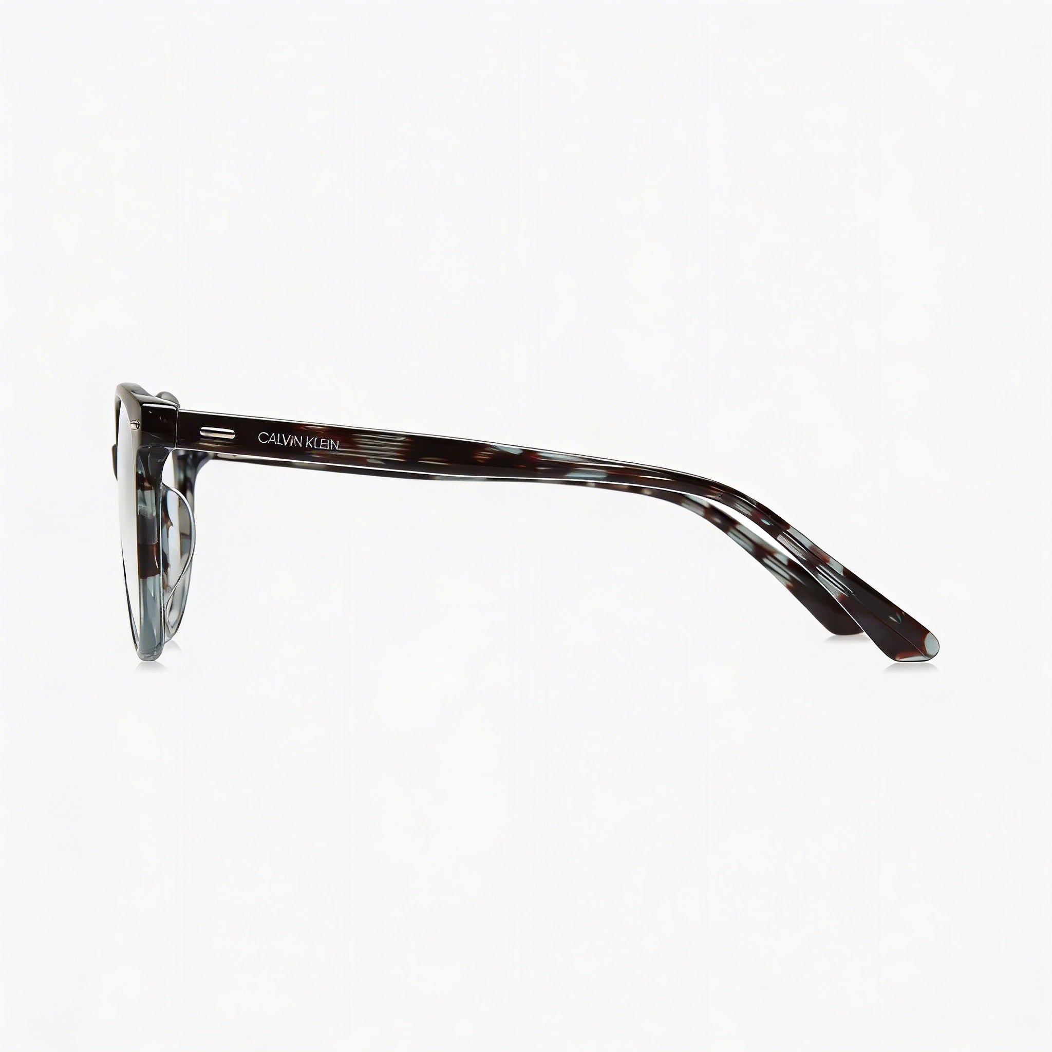 Calvin Klein Eyewear Unisex Aqua Tortoise Alloy Steel 51mm UV Protection Non-Polarized, Photo 2