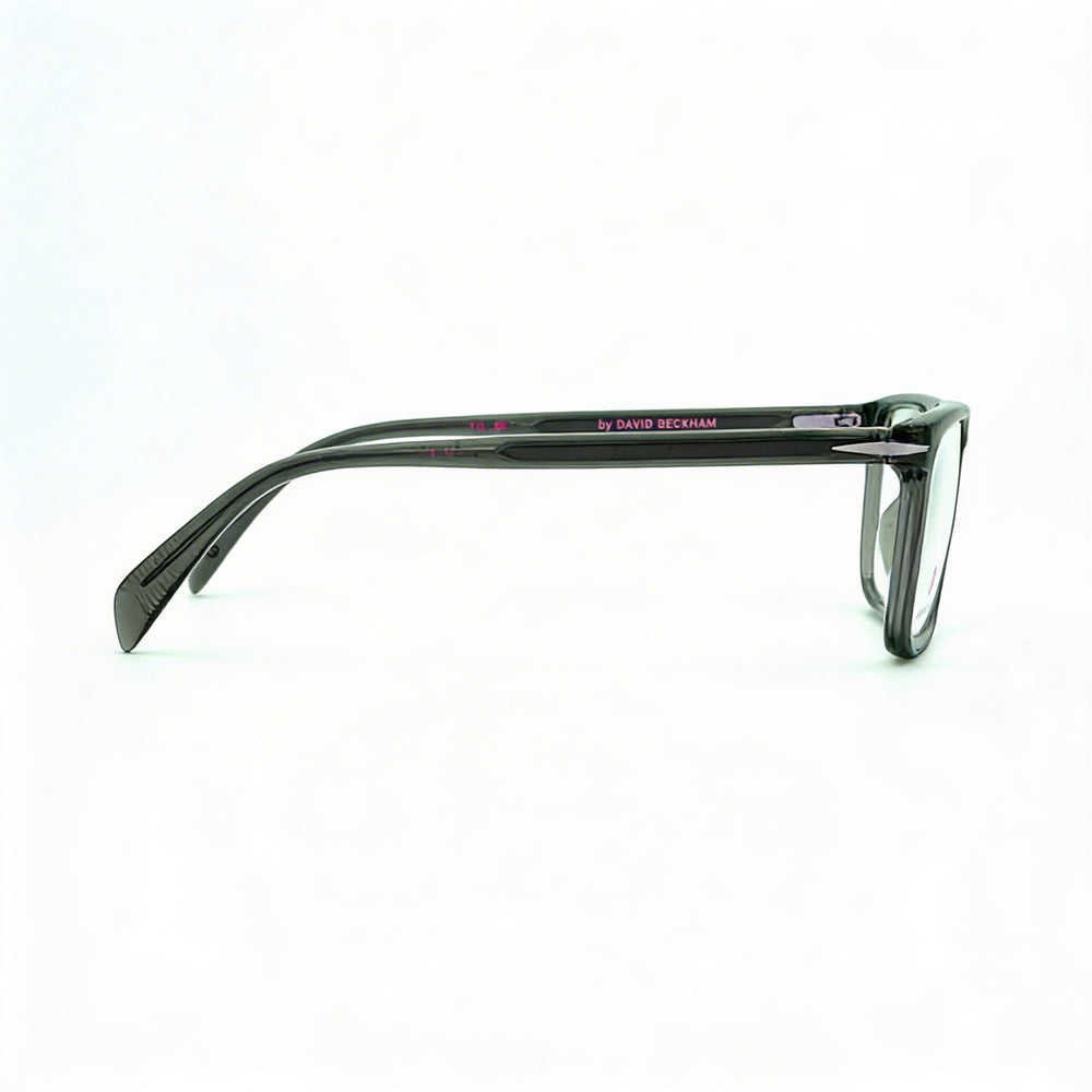 David Beckham Db 1019 Unisex Gafas de Sol de Acetato Transparente Verde con Lentes Verdes Polarizadas 57mm