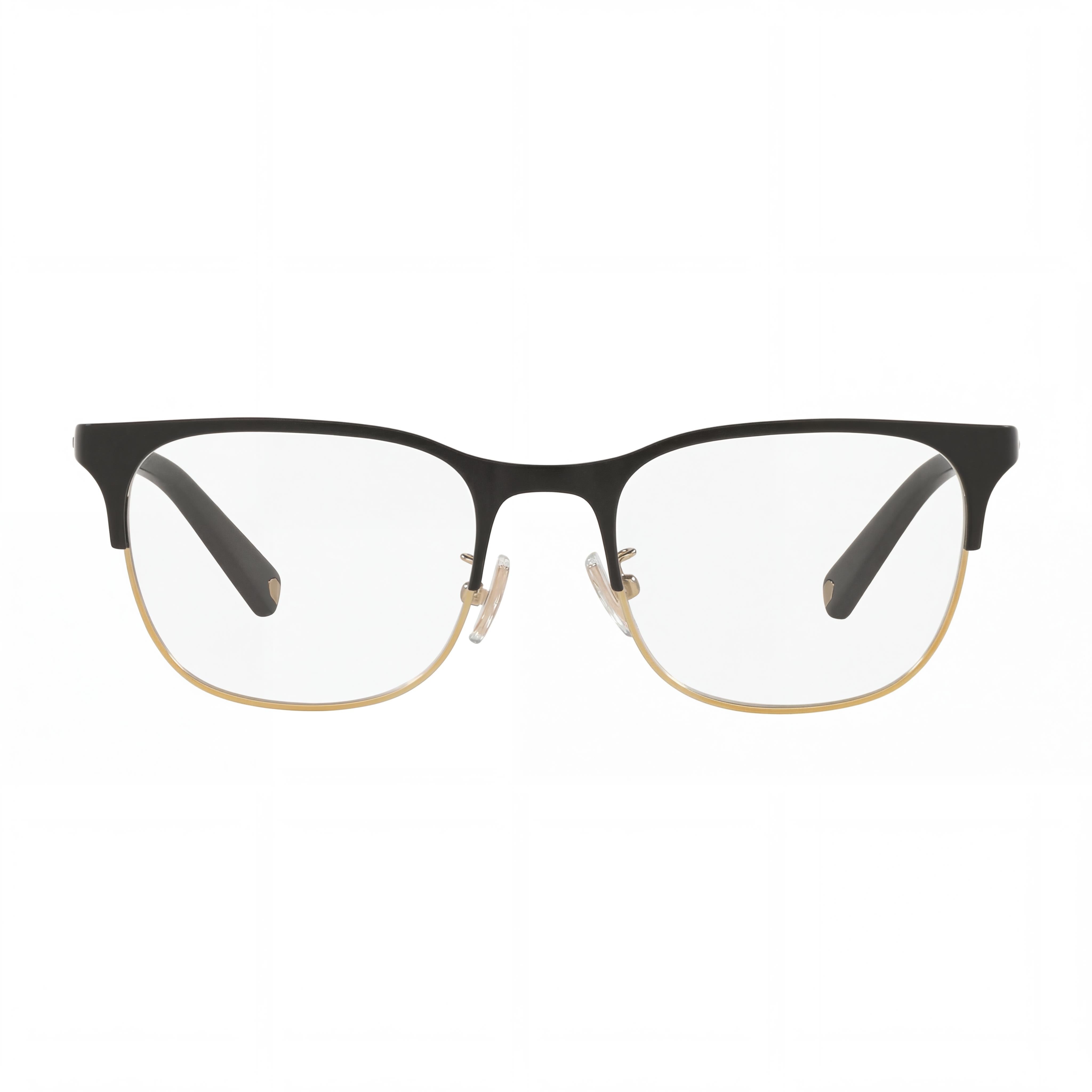 Gafas graduadas rectangulares metálicas Coach Hc5131 para mujer, negro y dorado, 51 mm, Photo 2