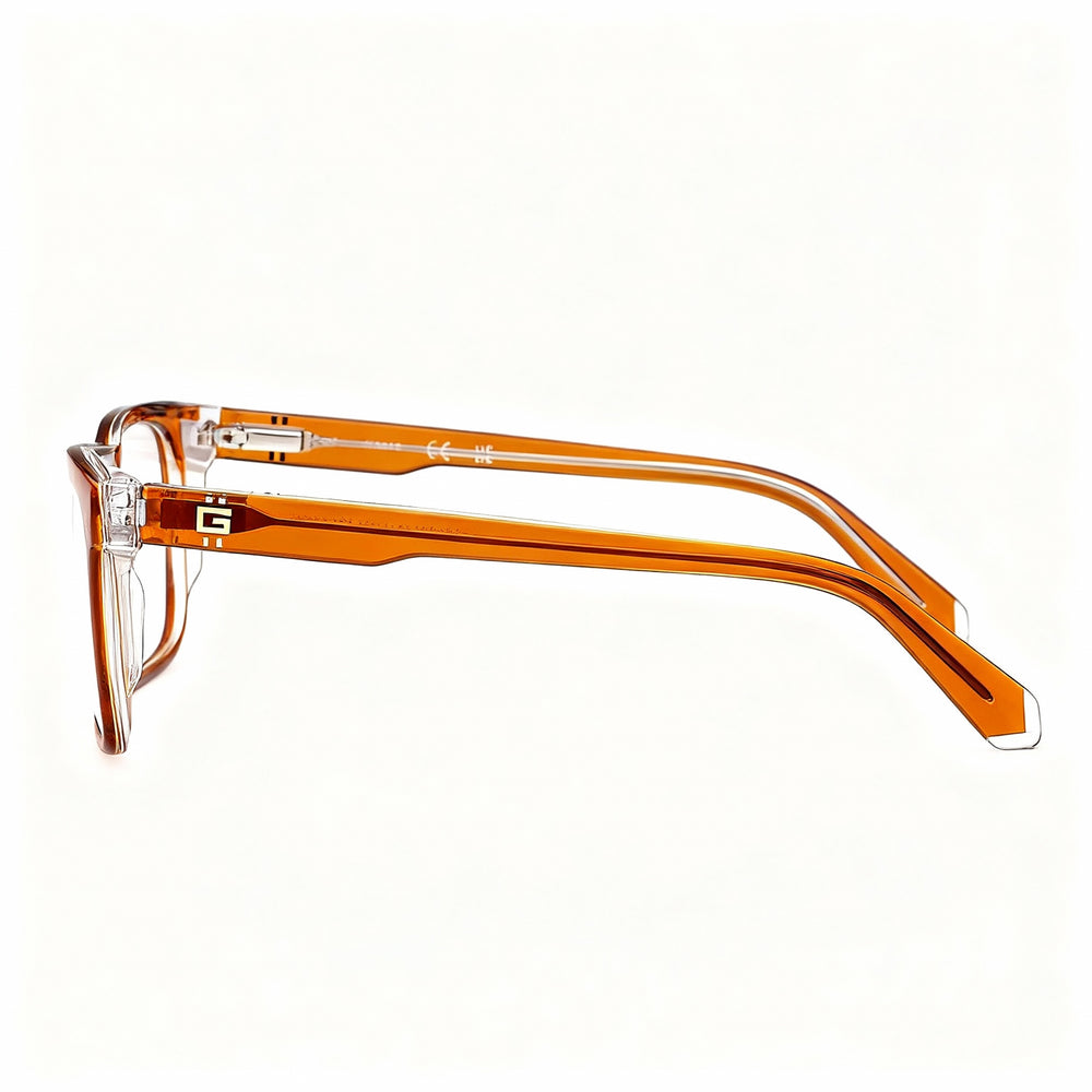 GUESS Modern Women's Orange Eyeglasses, Clear Plastic Lenses, Lens 56mm, Bridge 16mm, Temple 145mm