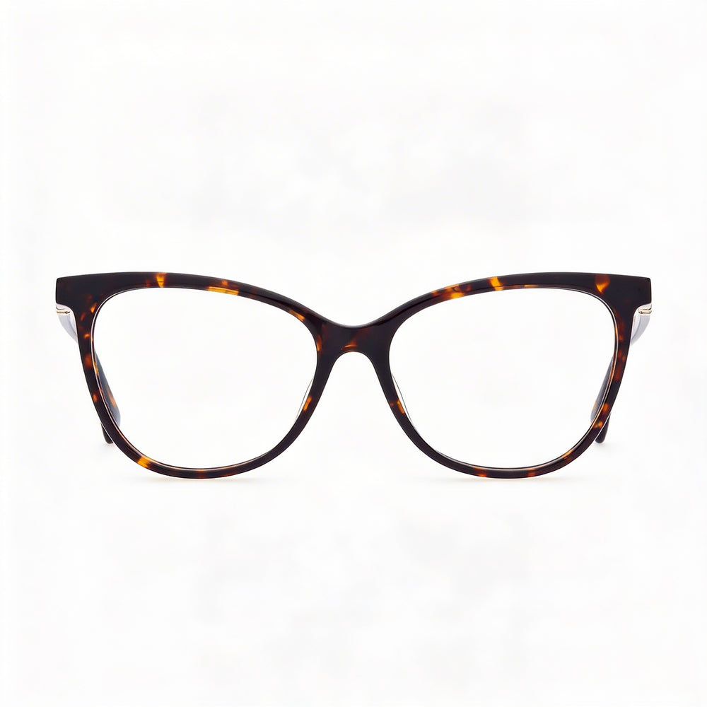 Gafas de acetato MaxMara MM5018 para mujer con montura MaxMaragram 'M' en color habana oscuro y dorado pálido, talla 53-15-140