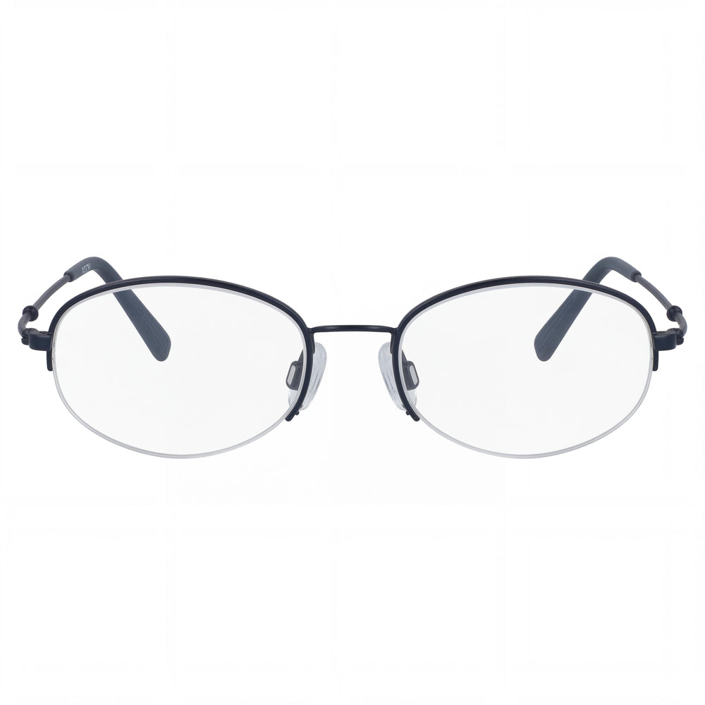 Gafas de sol polarizadas Flexon H6030 para mujer, con montura de acetato y policarbonato, color azul marino, 52 mm