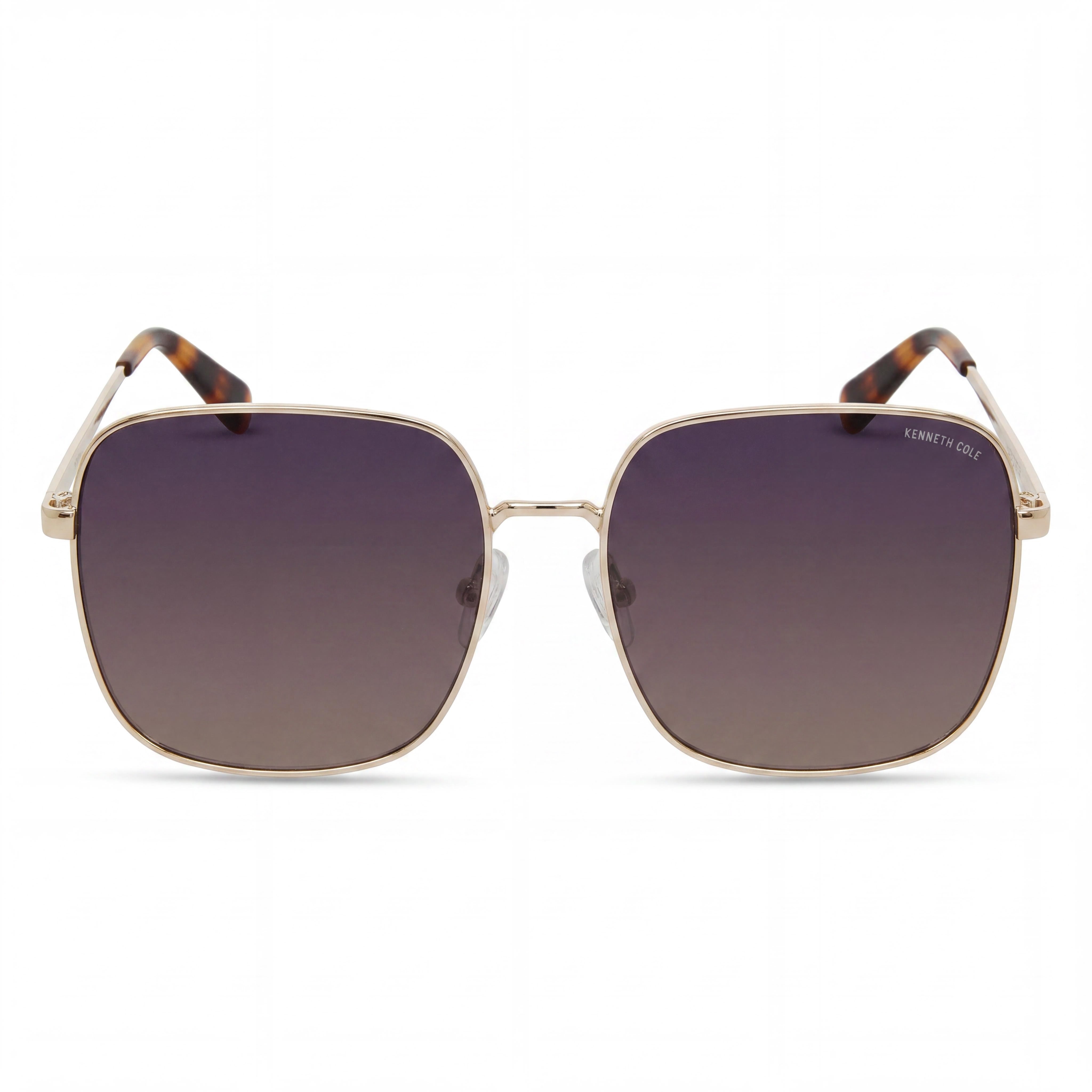 Gafas de sol Kenneth Cole New York KC6032W para mujer, montura metálica dorada, azul degradado, no polarizadas, 60 mm, Photo 2