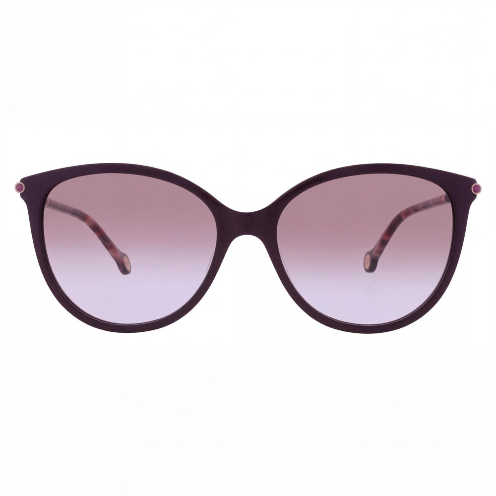 Carolina Herrera Her 0189/G/S Women's Plum Gold Plastic Non-Polarized UV Protection Sunglasses 57mm