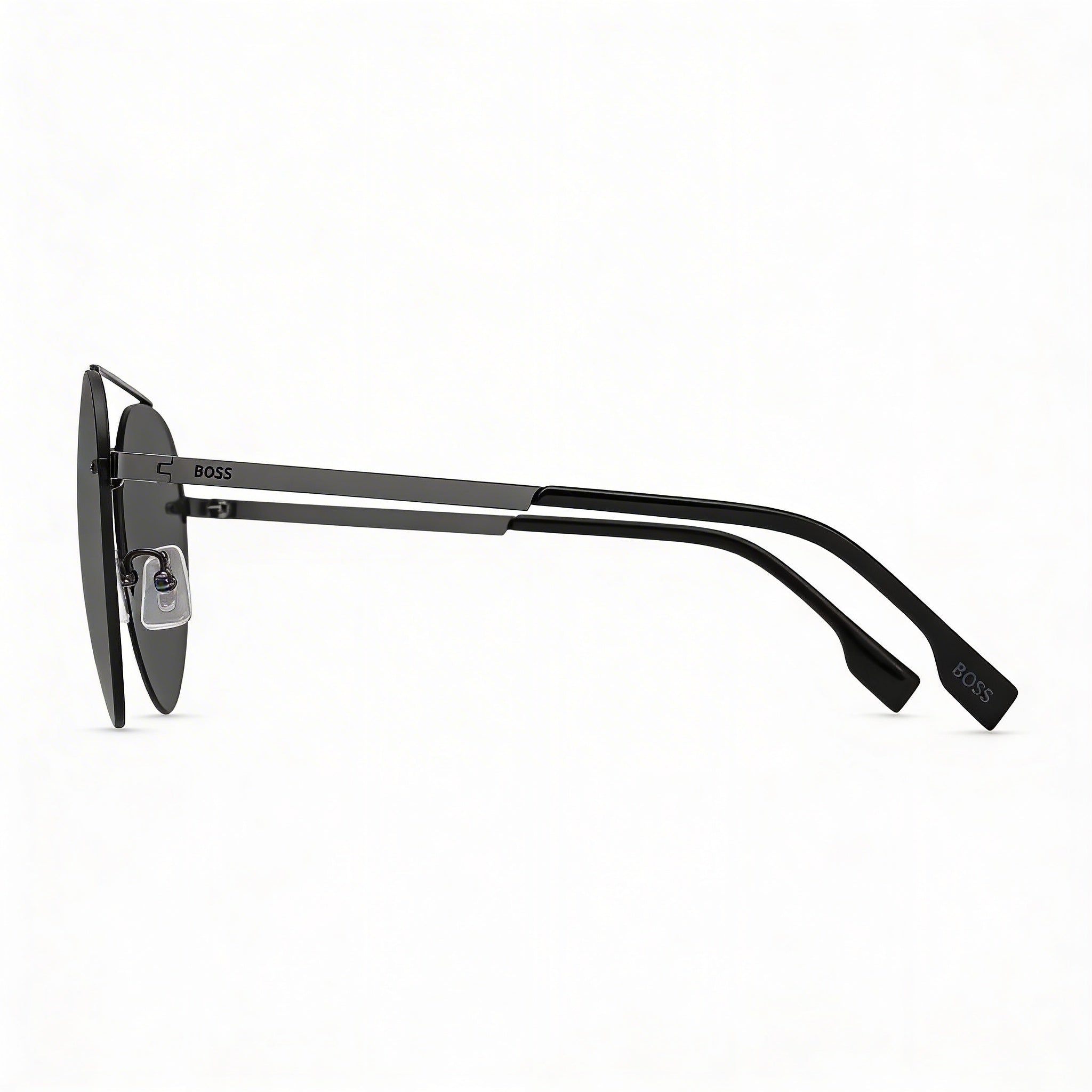 Gafas de sol unisex HUGO BOSS Boss 1537/f/sk Modern Metal Dark Ruth Black de 62 mm, Photo 3