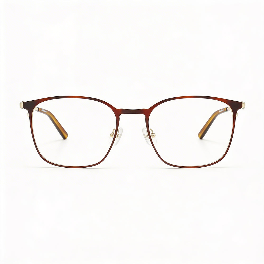 Salvatore Ferragamo Sf2566 Unisex Square Tortoise Gold Titanium Eyeglasses 54mm