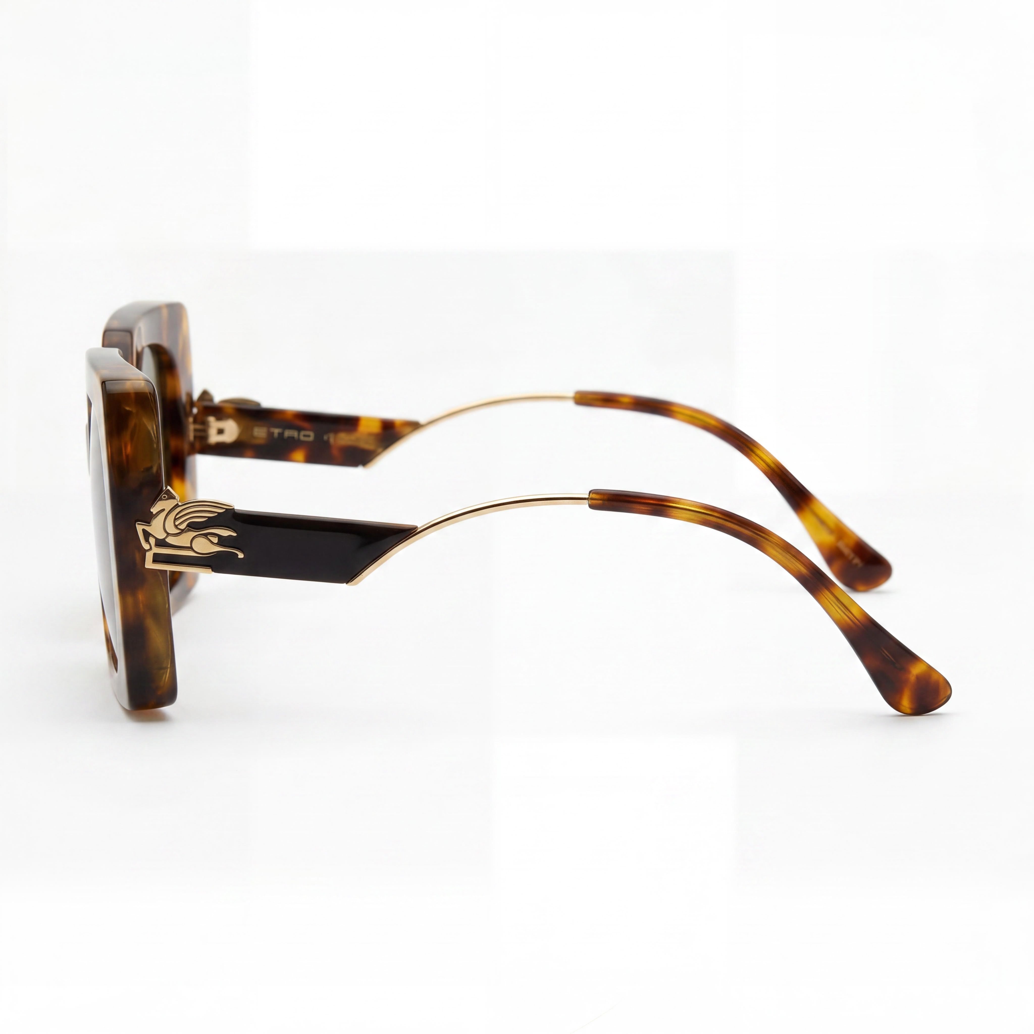 Etro ETRO 0026/S Women's Casual Non-Polarized Acetate Sunglasses Yellow Havana Brown 54mm, Photo 3