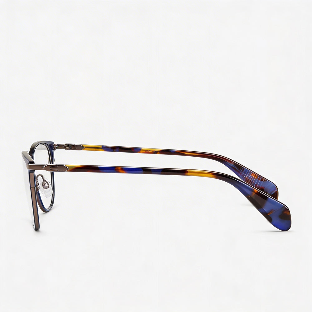 Gafas de sol Rag & Bone Rnb 3018 para mujer, de titanio negro, con lentes transparentes, sin montura, 53-16-140